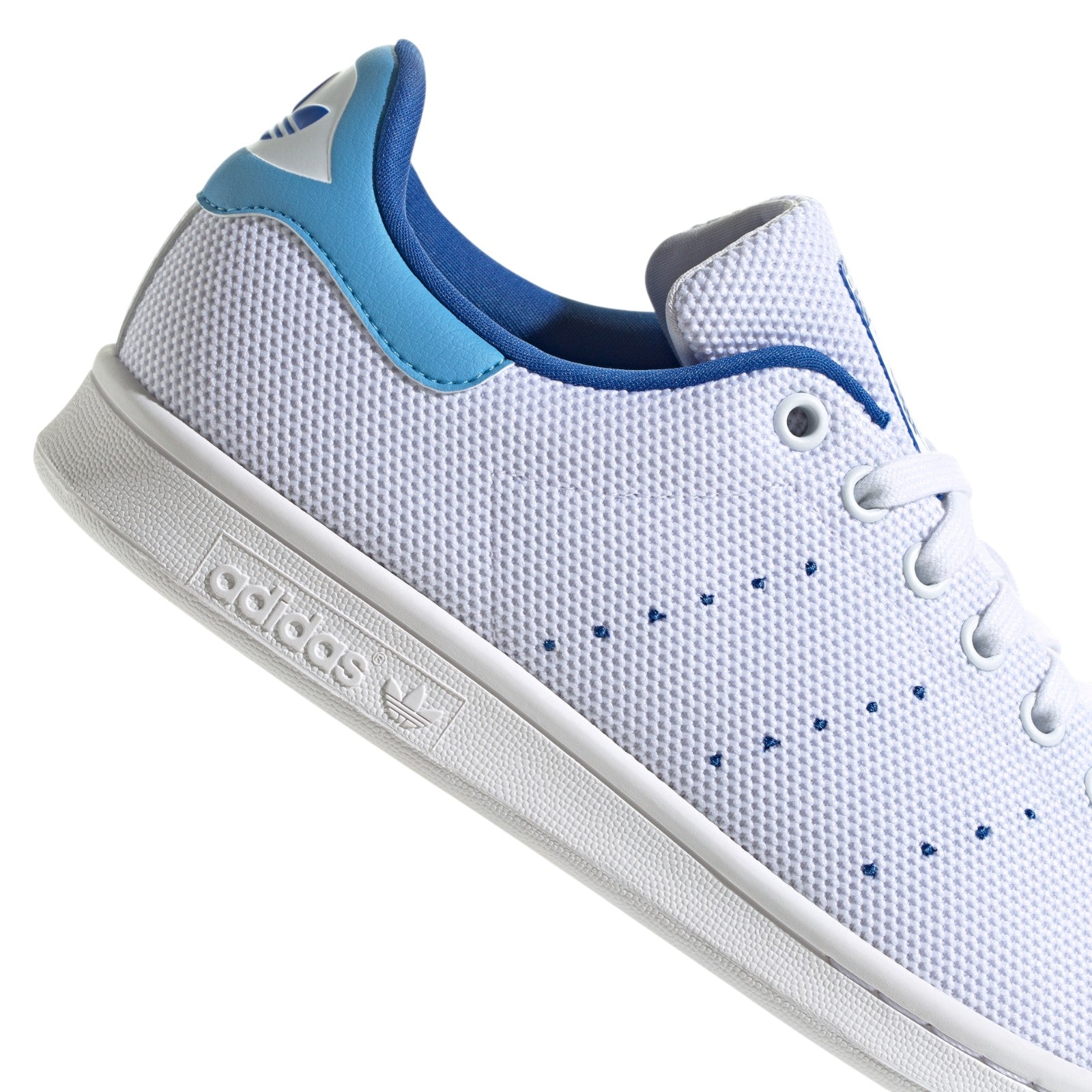 adidas Originals Stan Smith Shoes - White / Semi Blue Burst