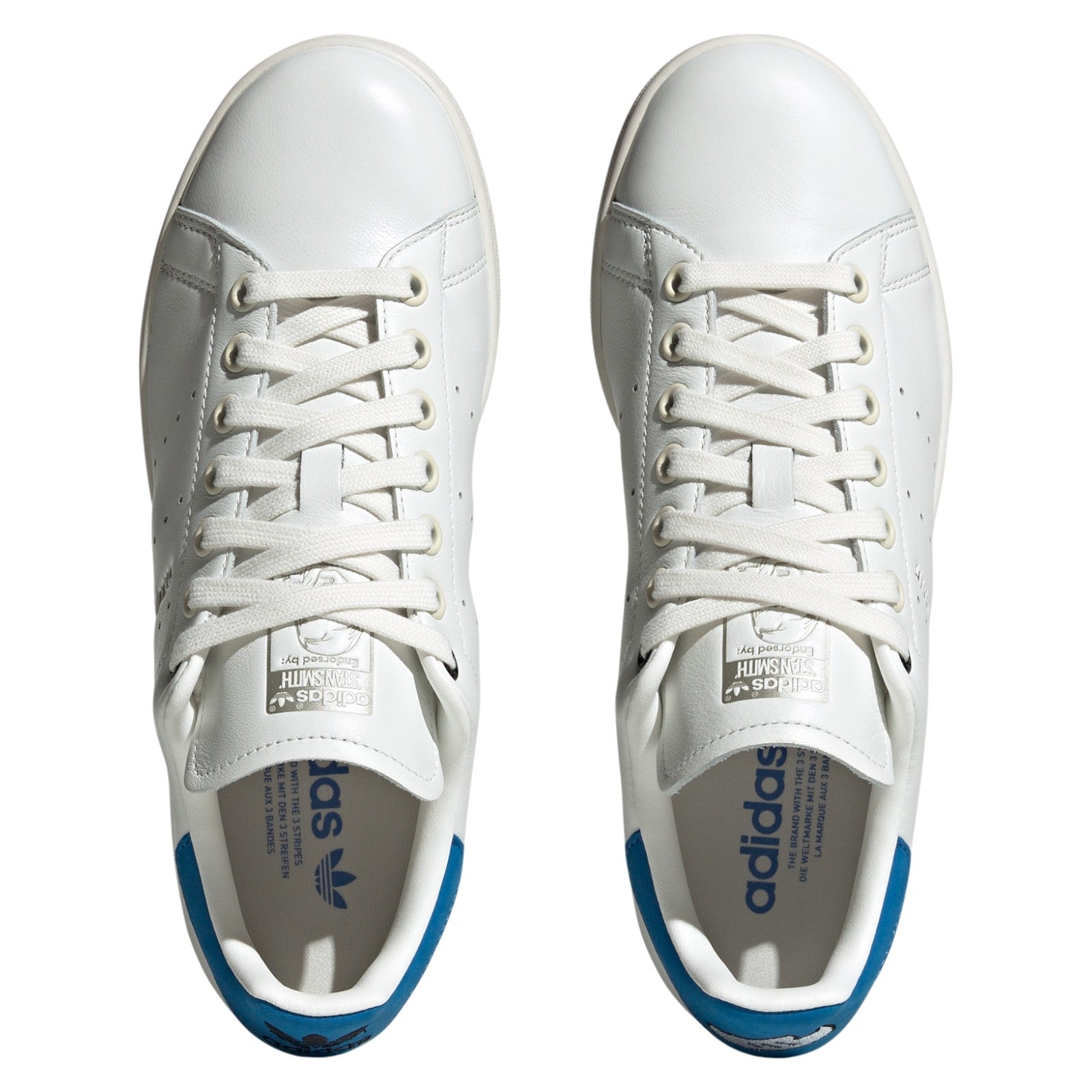 adidas Originals Womens Stan Smith Shoes - Core White / Blue Bird