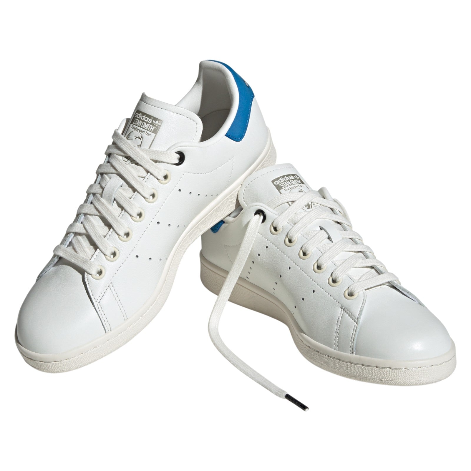 adidas Originals Womens Stan Smith Shoes - Core White / Blue Bird