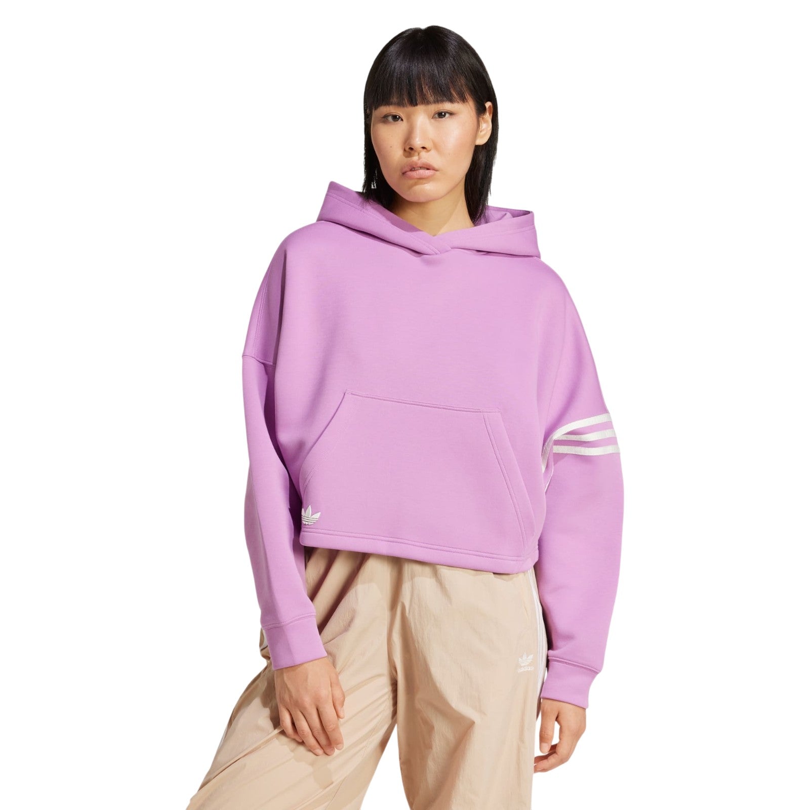 adidas Originals Women's Neuclassics Hoodie - Preloved Purple