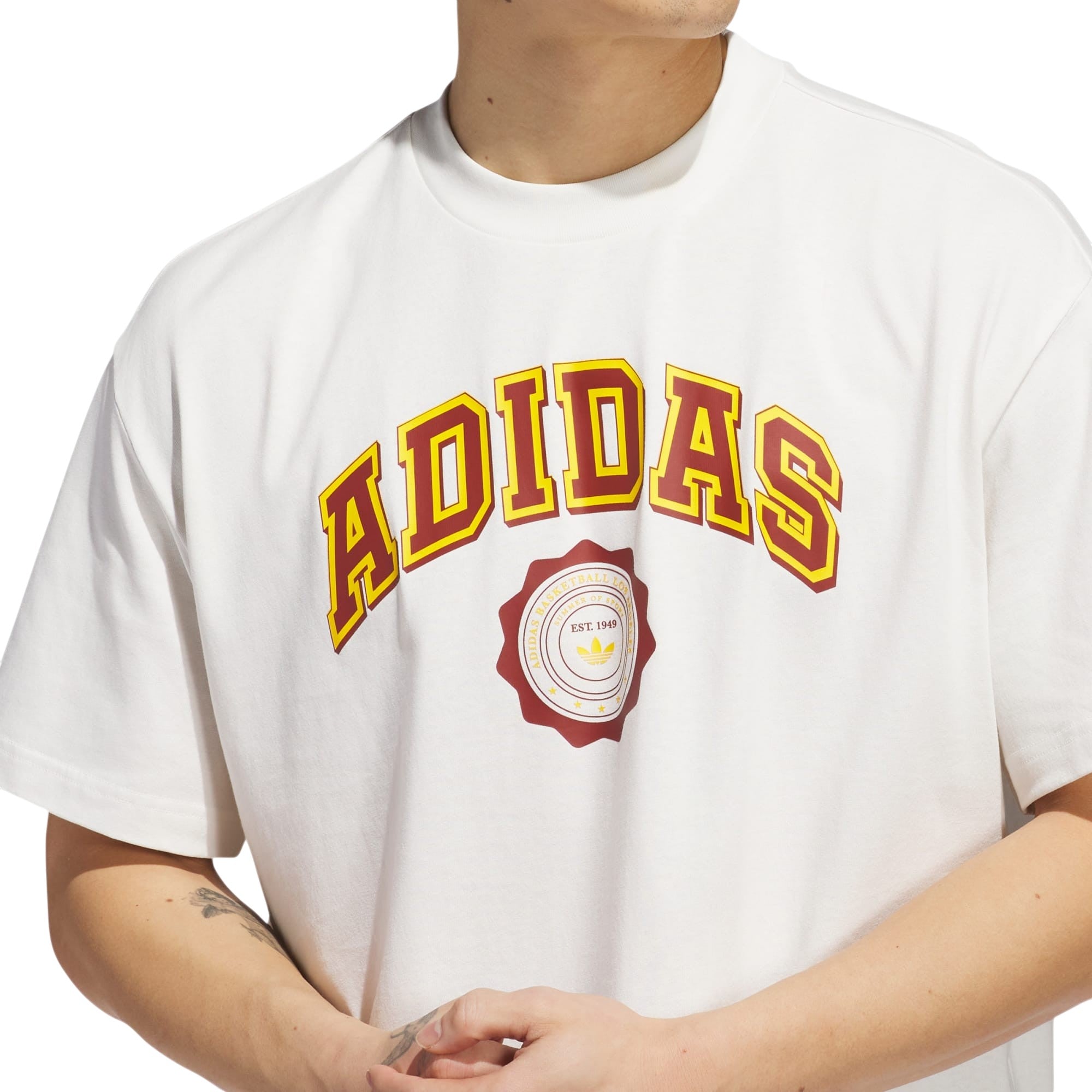 adidas Originals Unisex Summer of Sport Graphic T-Shirt - White