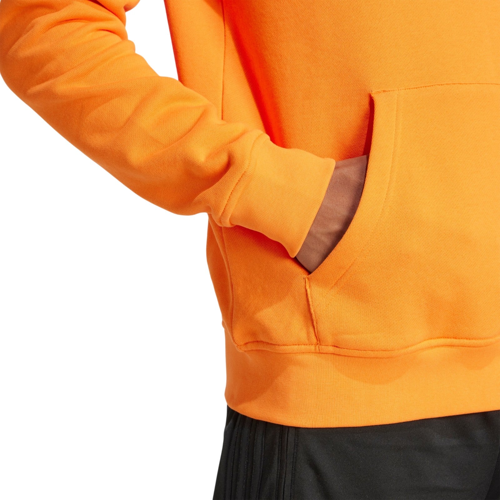 adidas Originals Men's Trefoil Essentials French Terry Hoodie - Orange
