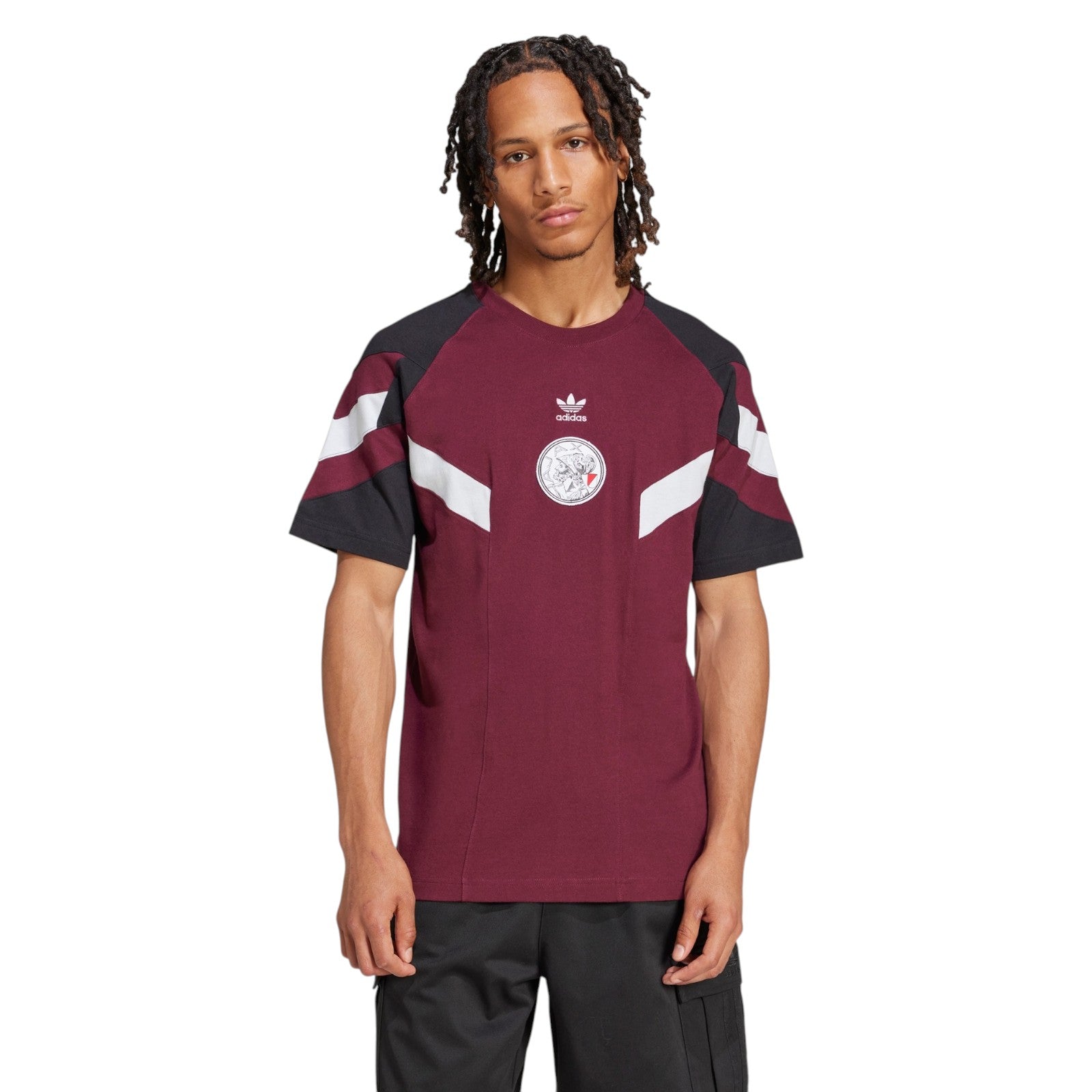 adidas Originals Ajax Amsterdam Originals T-Shirt - Burgundy