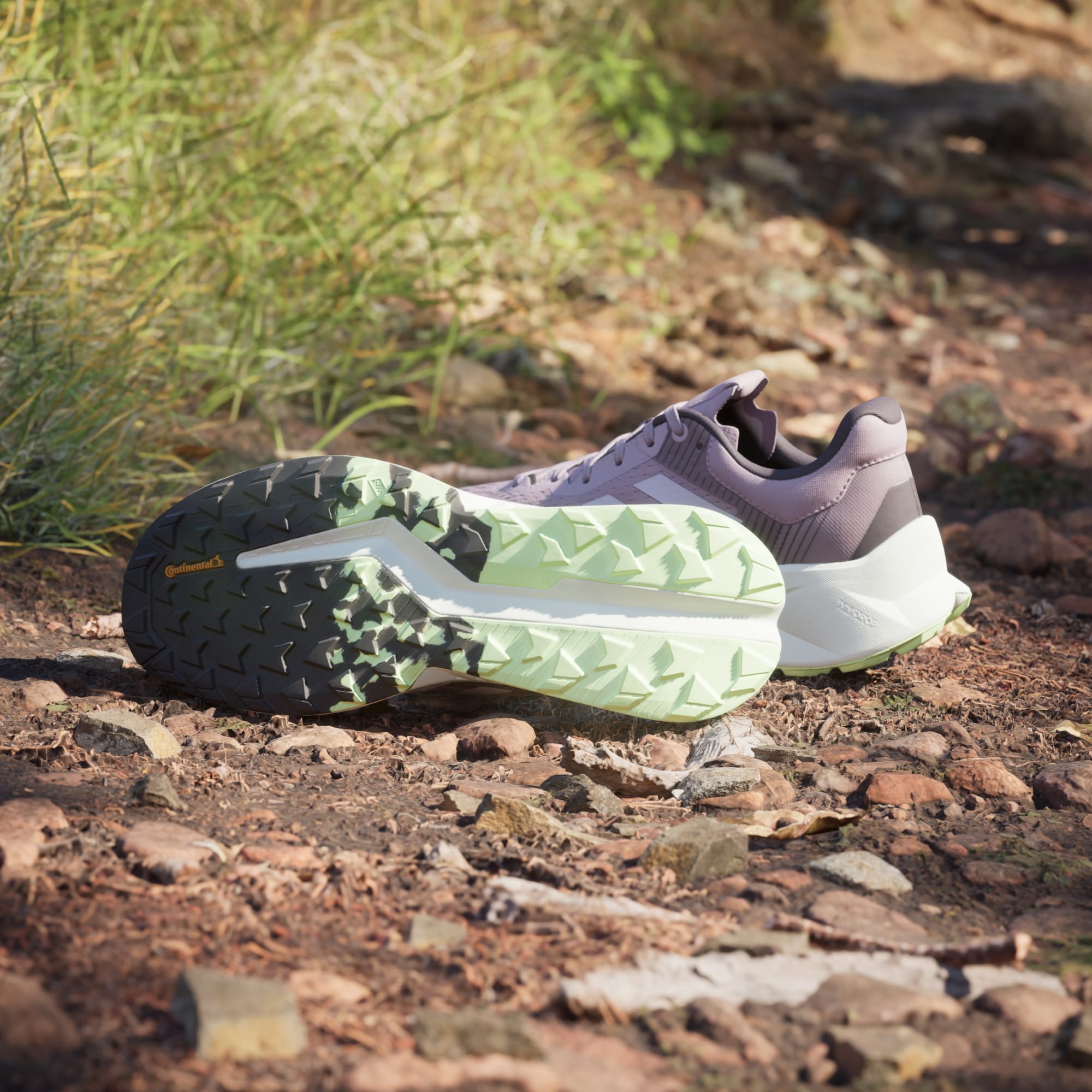 adidas Women's TERREX Soulstride Flow Trail Running Trainers - Preloved Fig