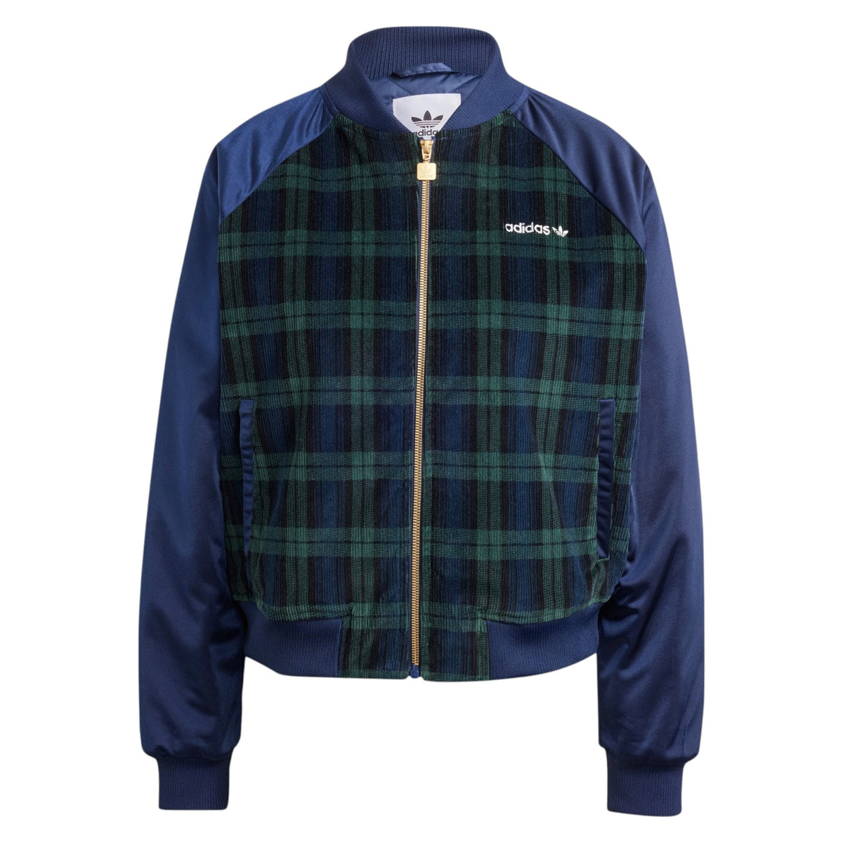 adidas Originals Women's Tartan Collegiate Jacket - Navy