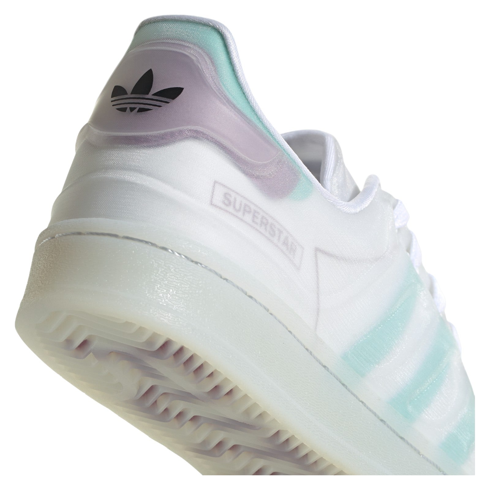 adidas Originals Womens Superstar Futureshell Shoes - Cloud White / Acid Mint