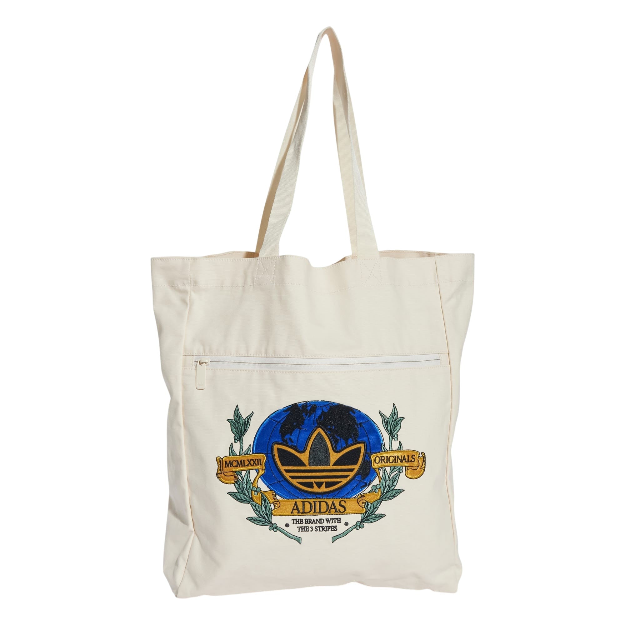 adidas Originals Retro Sports Trefoil Tote Bag - Wonder White