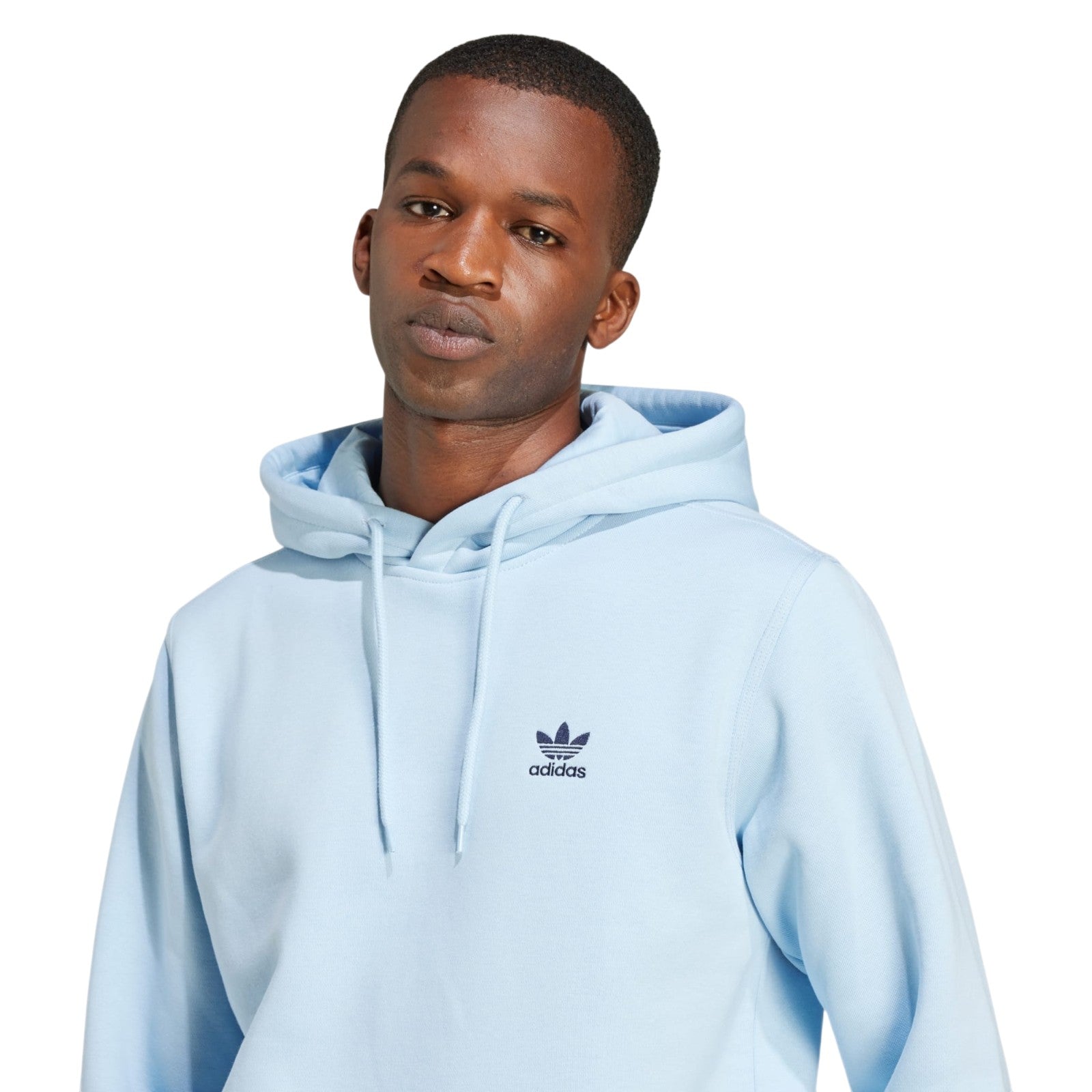 adidas Originals Trefoil Essentials Hoodie - Clear Sky Blue