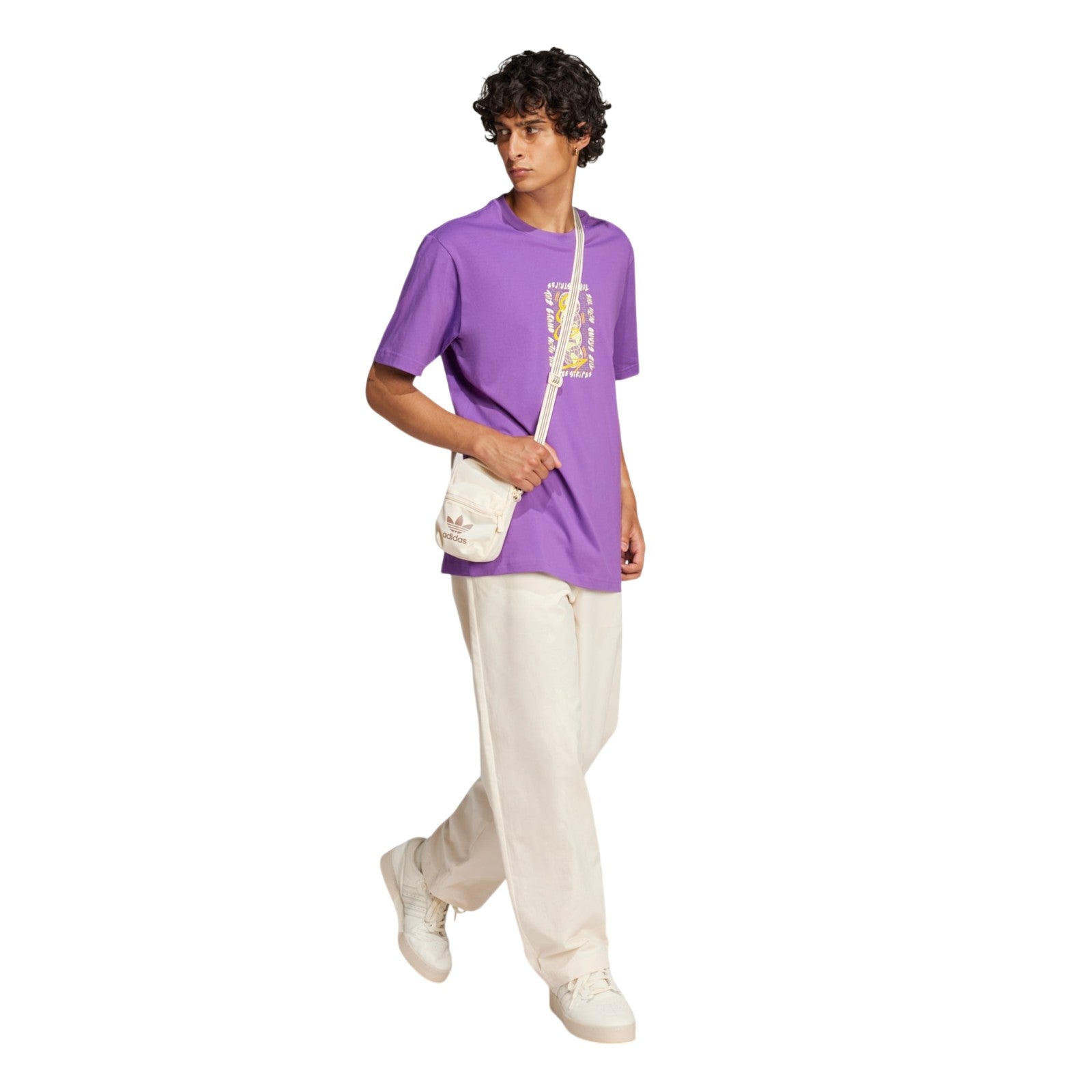 adidas Originals Men's Trefoil Series T-Shirt - Purple