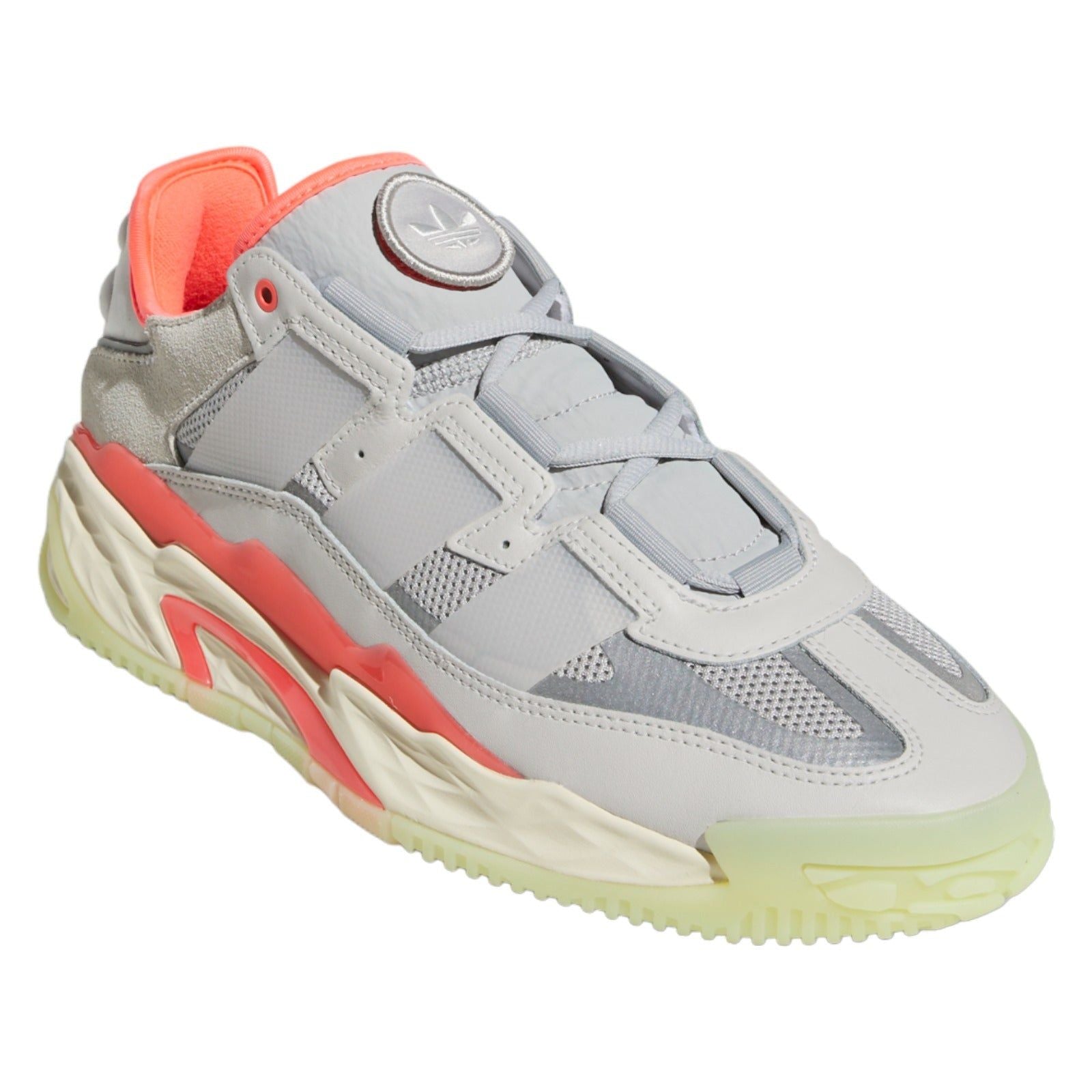 adidas Originals Unisex Niteball Trainers - Grey One / Turbo - ViaductClothing - -