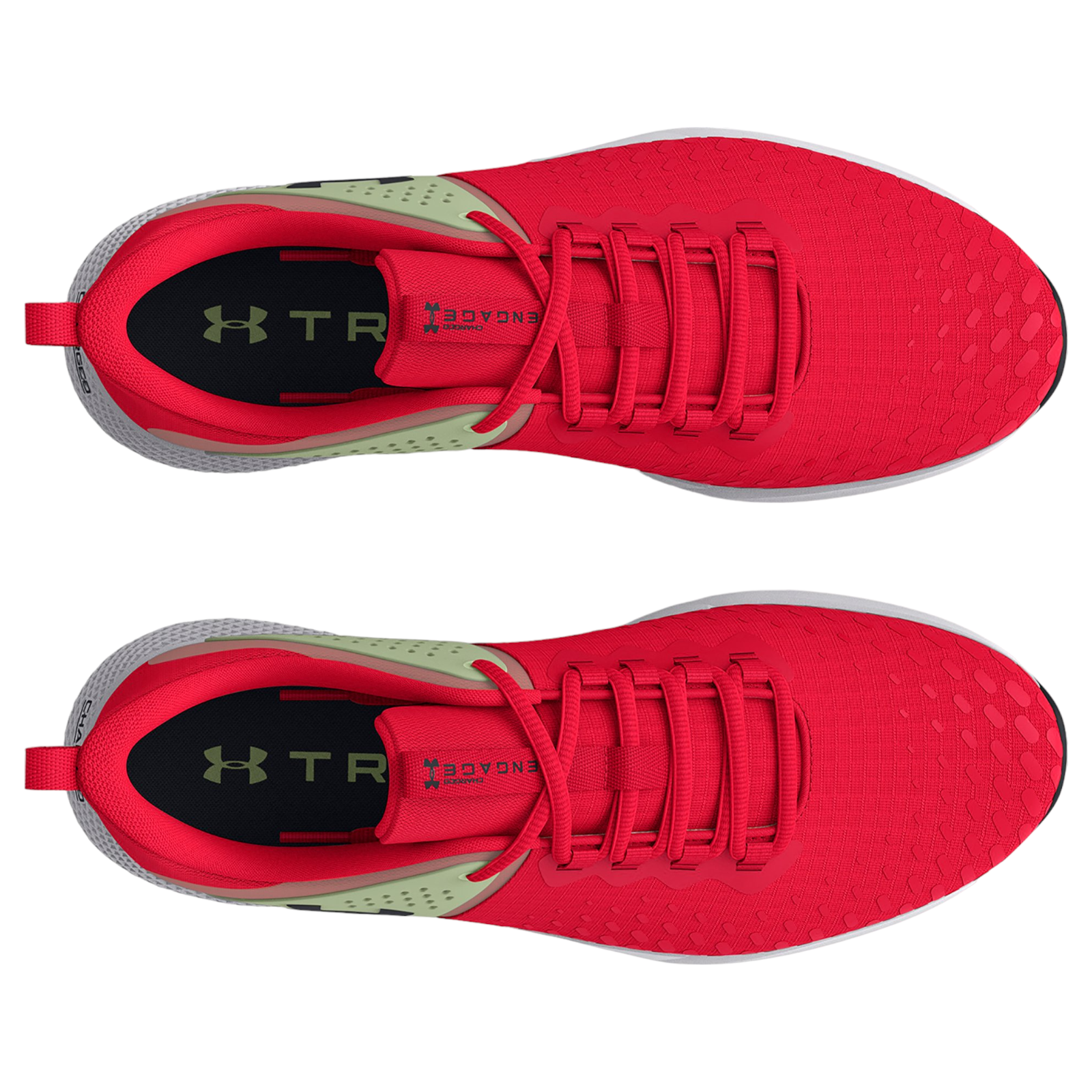 Under Armour Mens UA Charged Engage 2 Trainers - Red - ViaductClothing - -