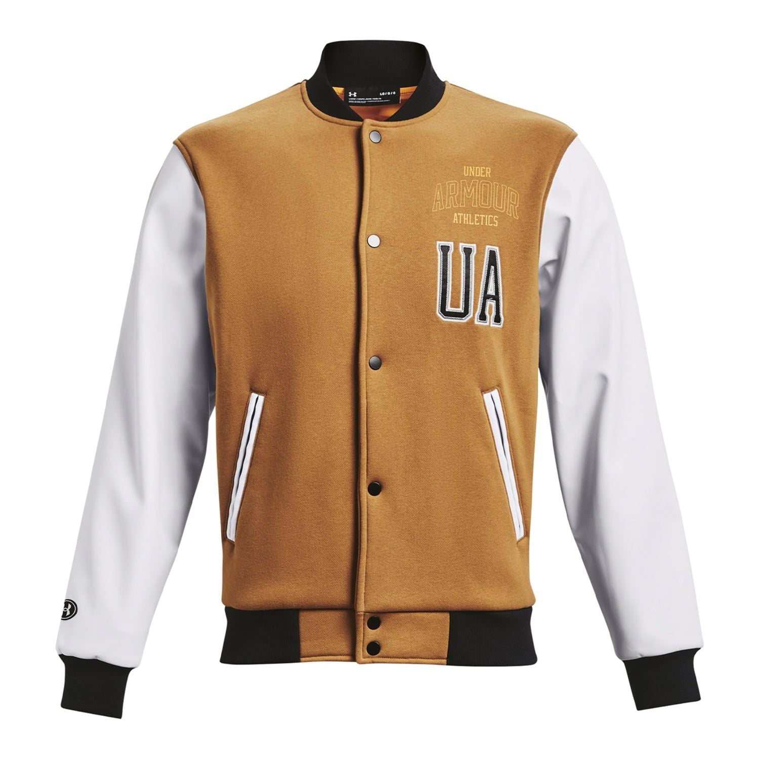 Under Armour Performance Originators Letterman Jacket - Brown - ViaductClothing - -