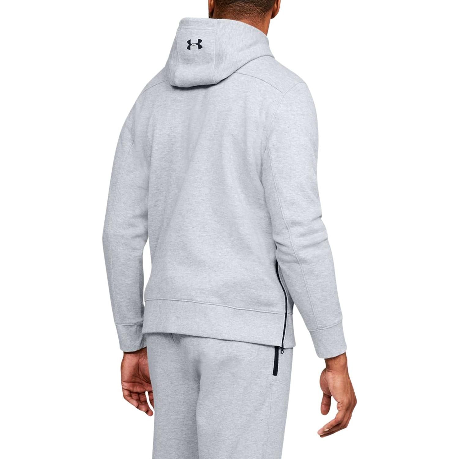Under Armour Pursuit Microthread Pullover Hoodie - Grey - ViaductClothing - -