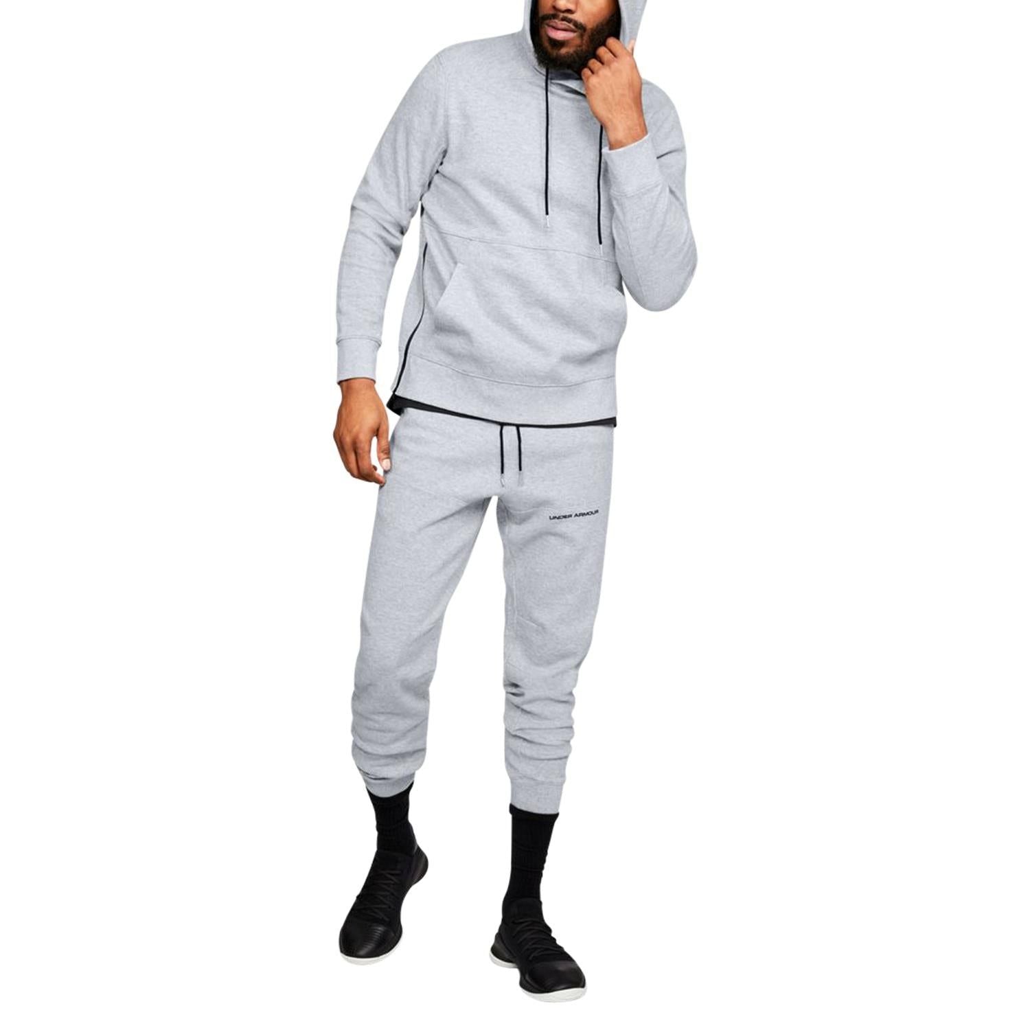 Under Armour Pursuit Microthread Pullover Hoodie - Grey - ViaductClothing - -