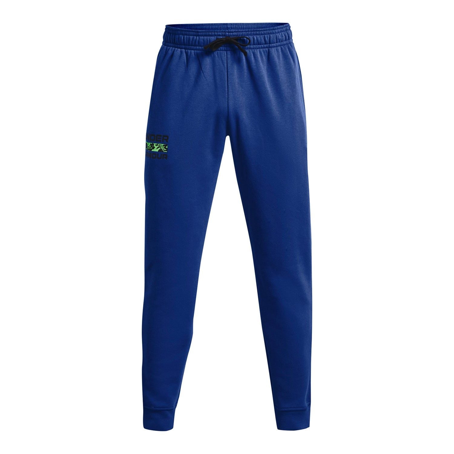 Under Armour Rival Fleece Signature Joggers - Blue - ViaductClothing - -