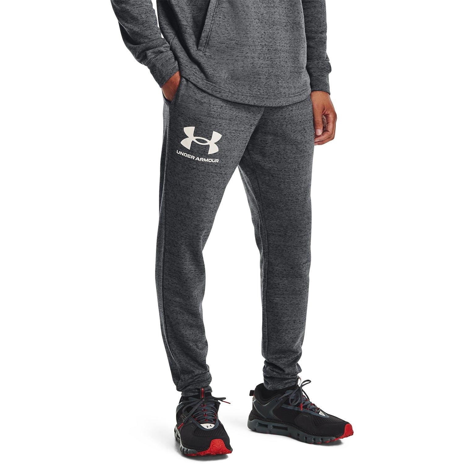Under Armour Rival Terry Jogger Men's Joggers Pants - Grey - ViaductClothing - -