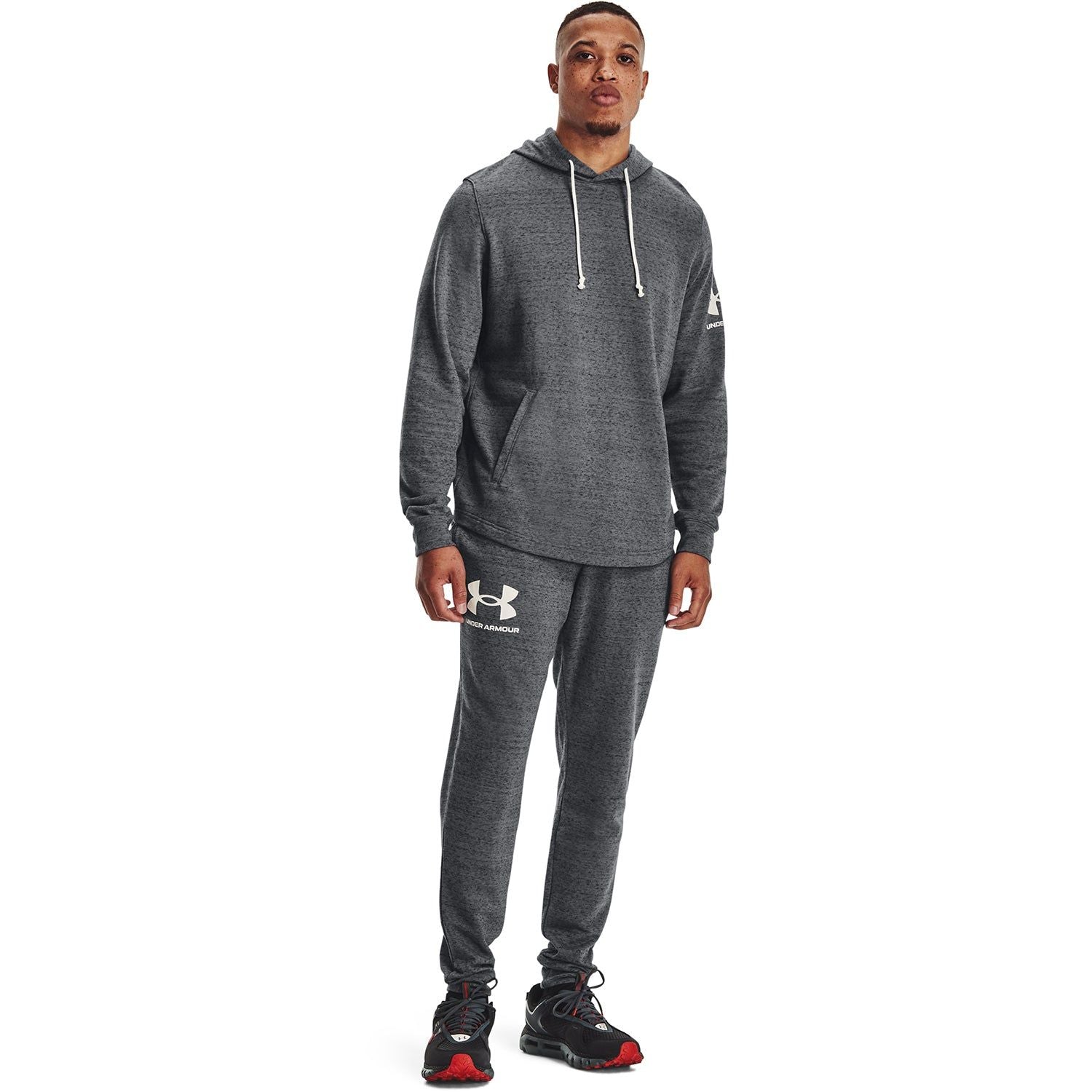 Under Armour Rival Terry Jogger Men's Joggers Pants - Grey - ViaductClothing - -