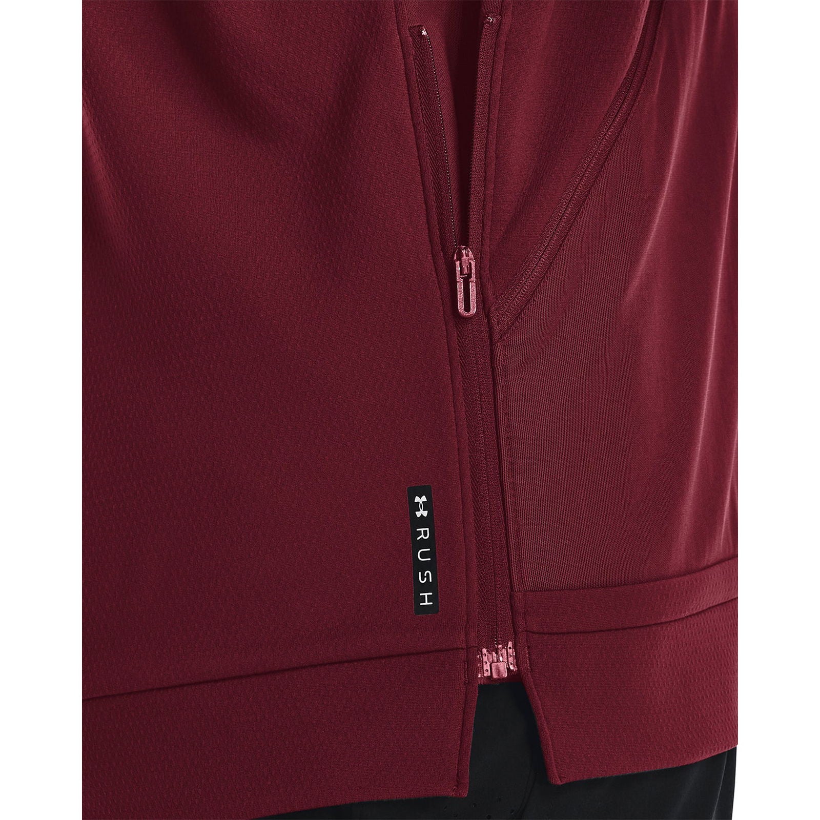 Under Armour Rush Warm-Up Full Zip Hoodie - Red - ViaductClothing - -