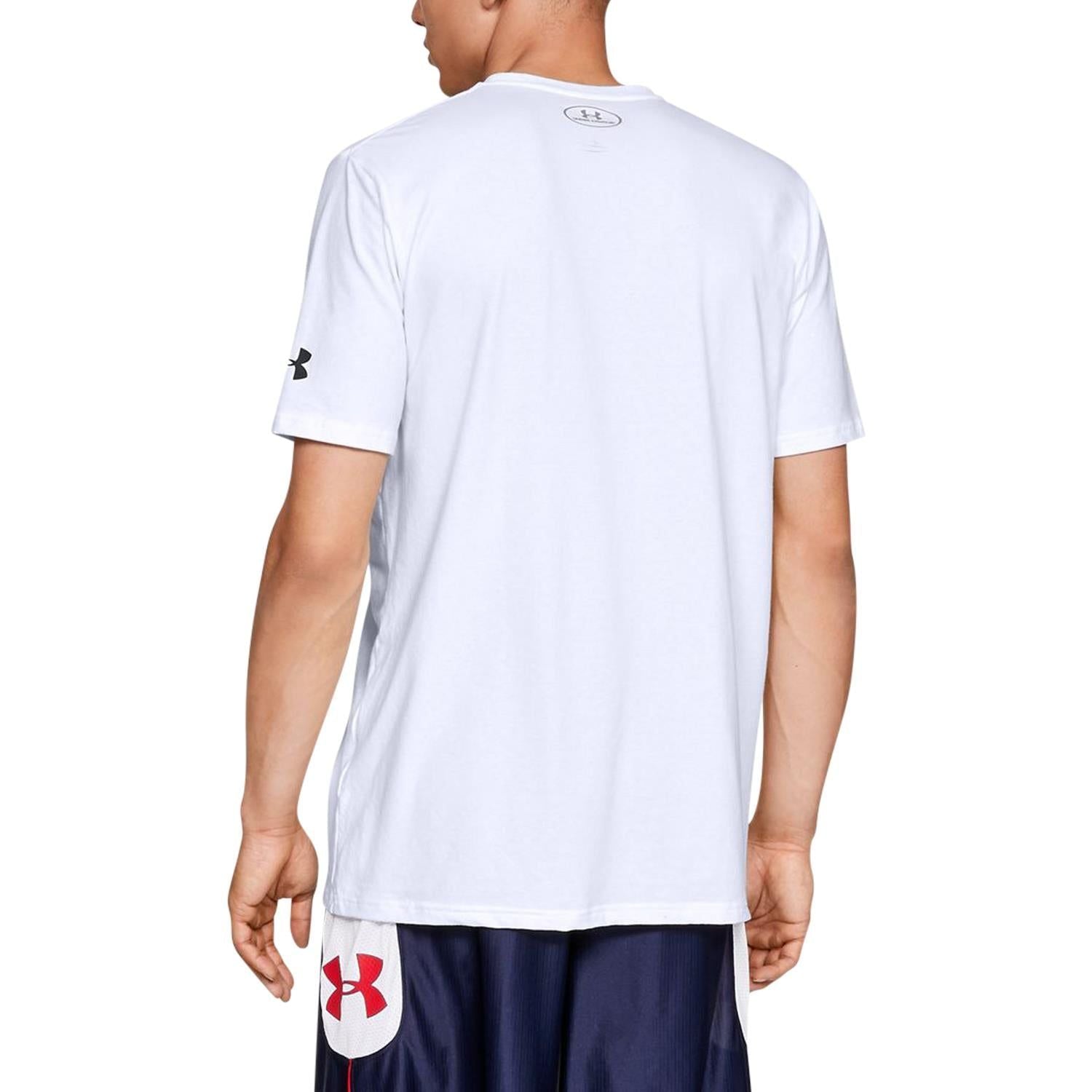 Under Armour Top Of The Key T Shirt - White - ViaductClothing - -