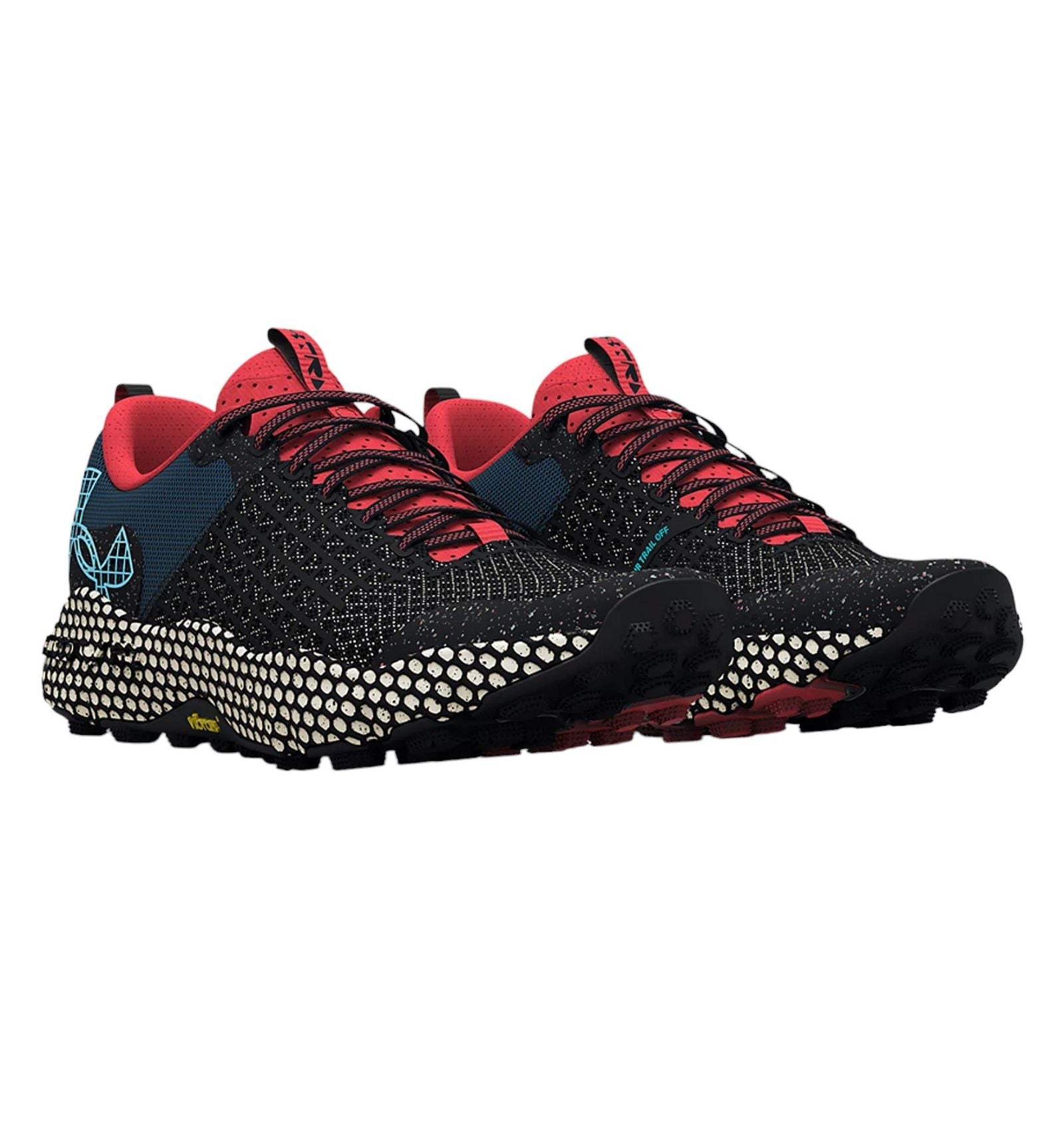 Under Armour UA HOVR DS Ridge Trail Running Shoes - Black - ViaductClothing - -
