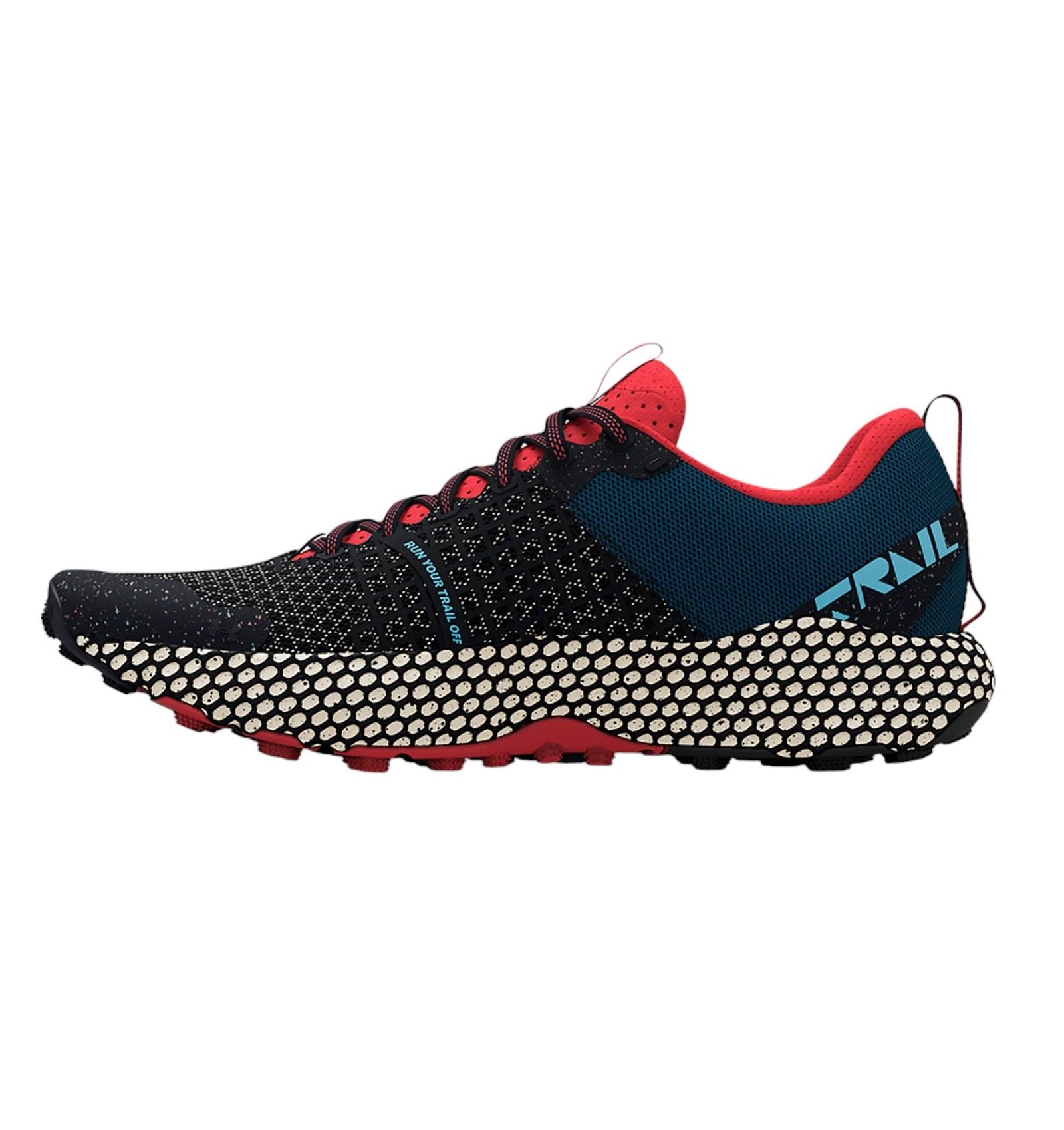 Under Armour UA HOVR DS Ridge Trail Running Shoes - Black - ViaductClothing - -
