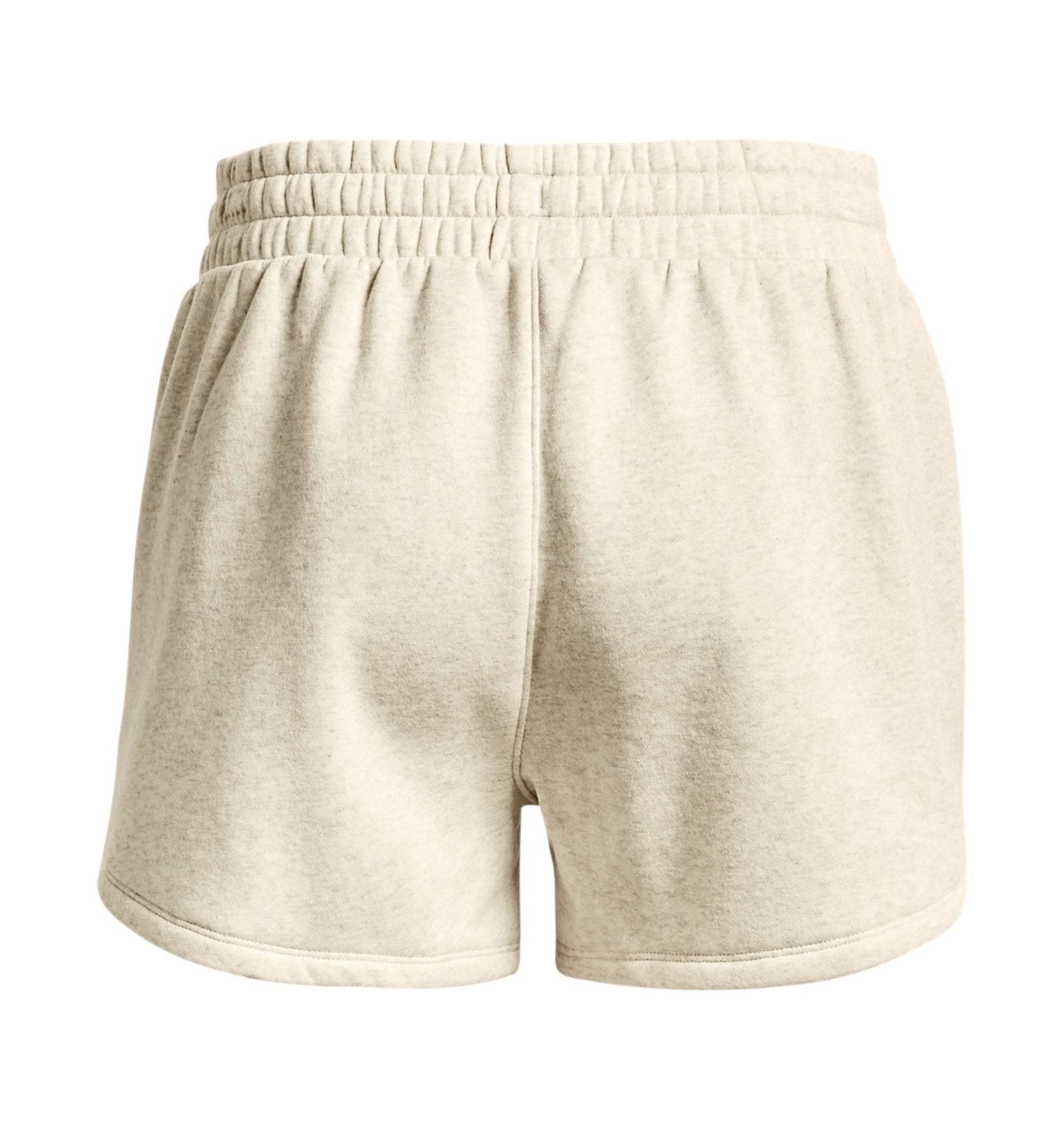 Under Armour Women's Rival Fleece Shorts - Oatmeal - ViaductClothing - -