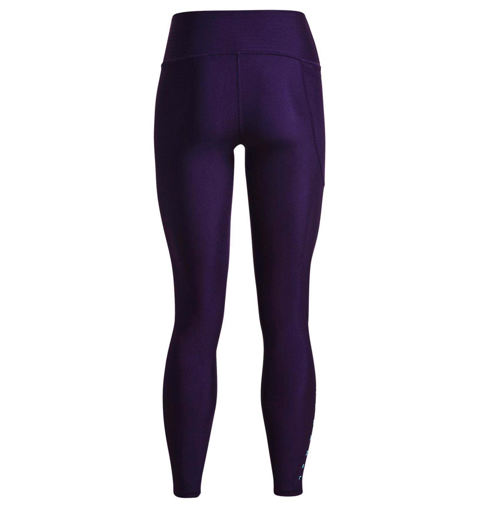 Under Armour Womens HeatGear Branded Leggings Tights - Purple - ViaductClothing - -