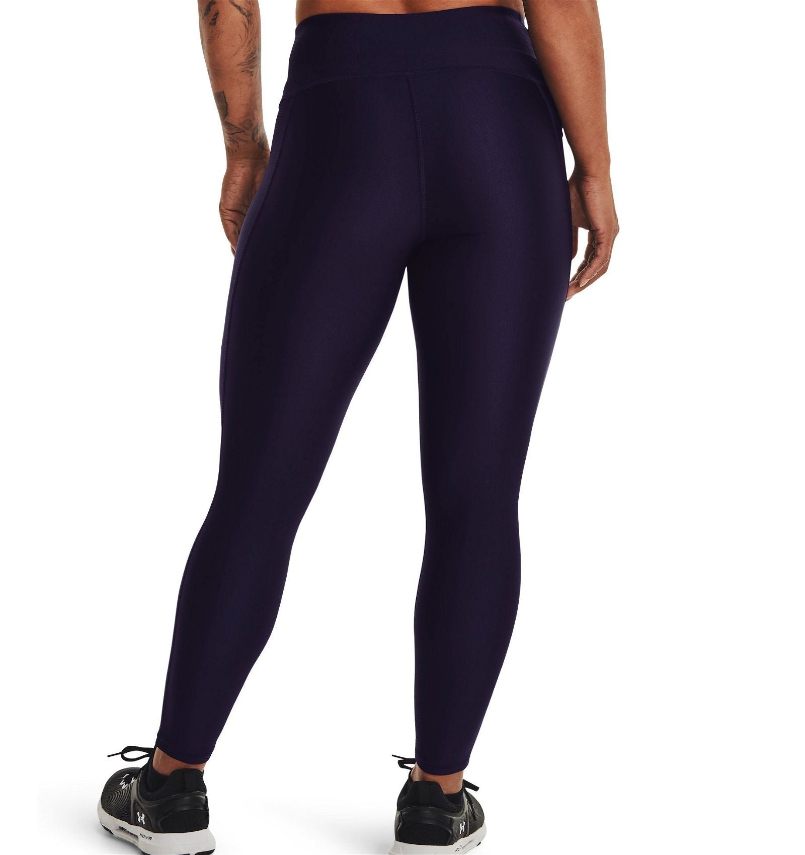 Under Armour Womens Training Heat Gear Ankle Length Leggings Tights - Purple - ViaductClothing - -