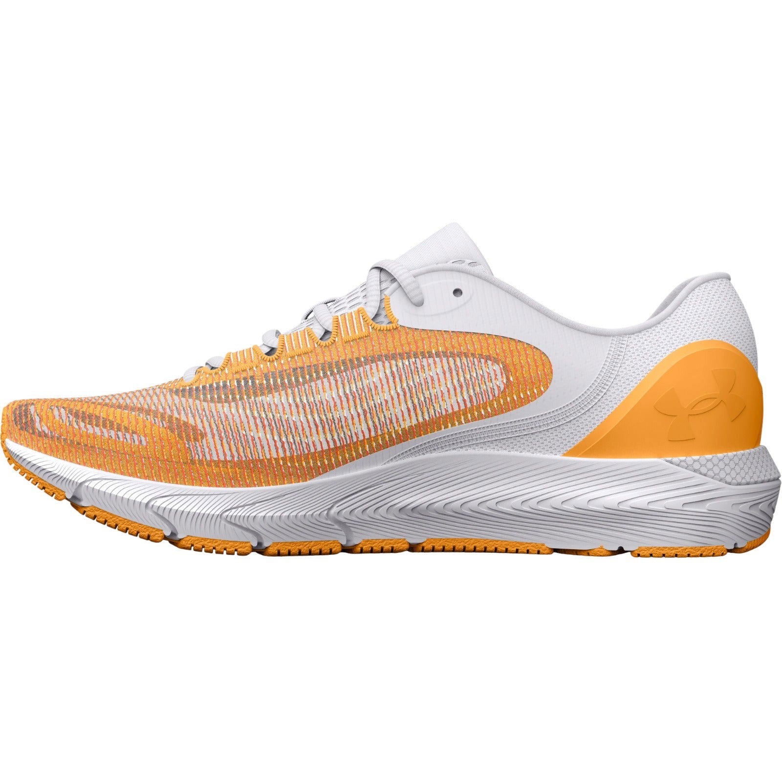 Under Armour Womens UA HOVR Sonic 5 Breeze Running Shoes - White Orange - ViaductClothing - -