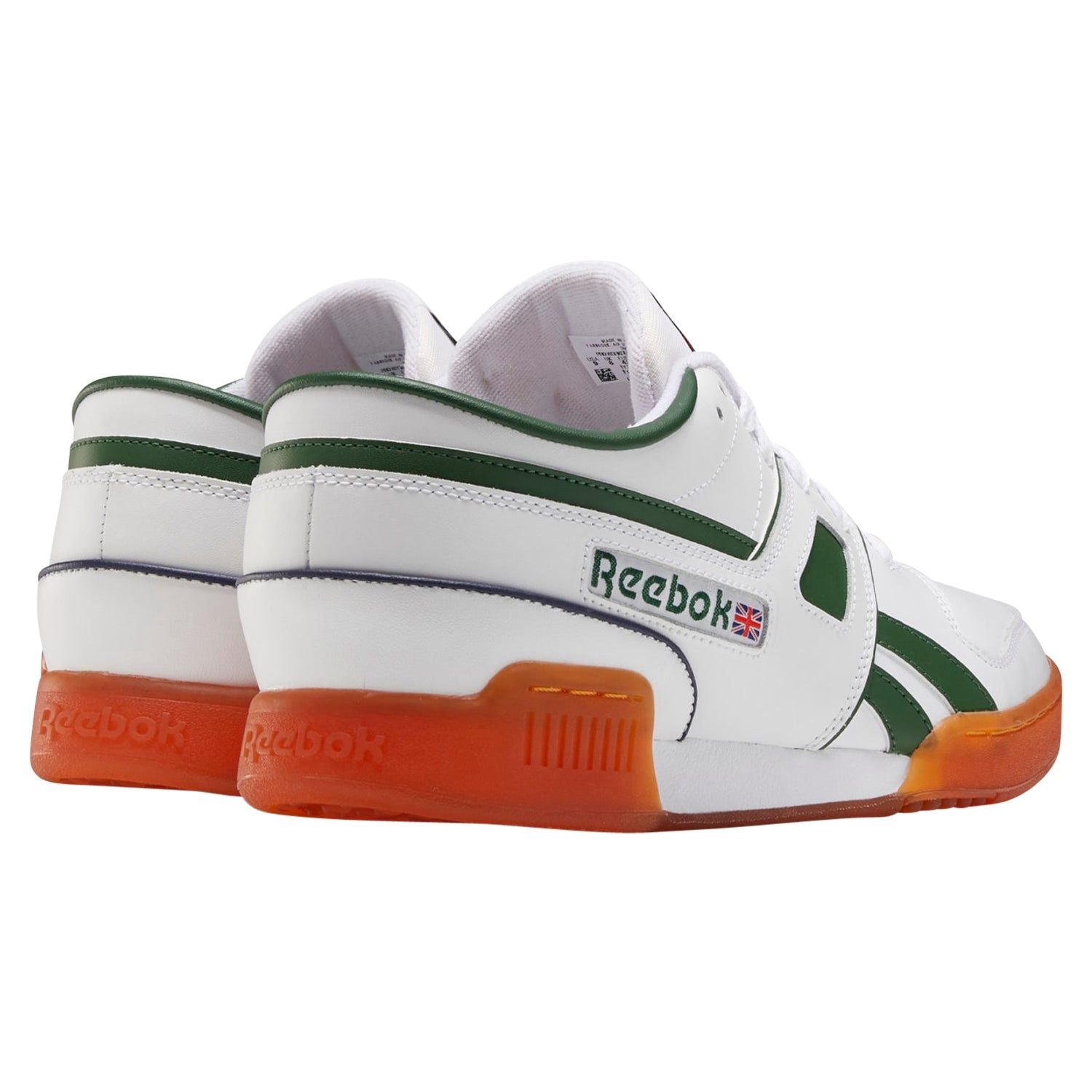 Reebok Unisex Pro Workout Lo Shoes - White / Utility Green - ViaductClothing - -