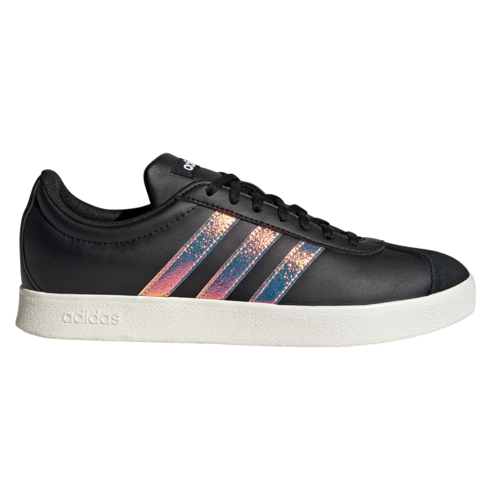 adidas Womens VL Court Base Shoes - Core Black / Core White