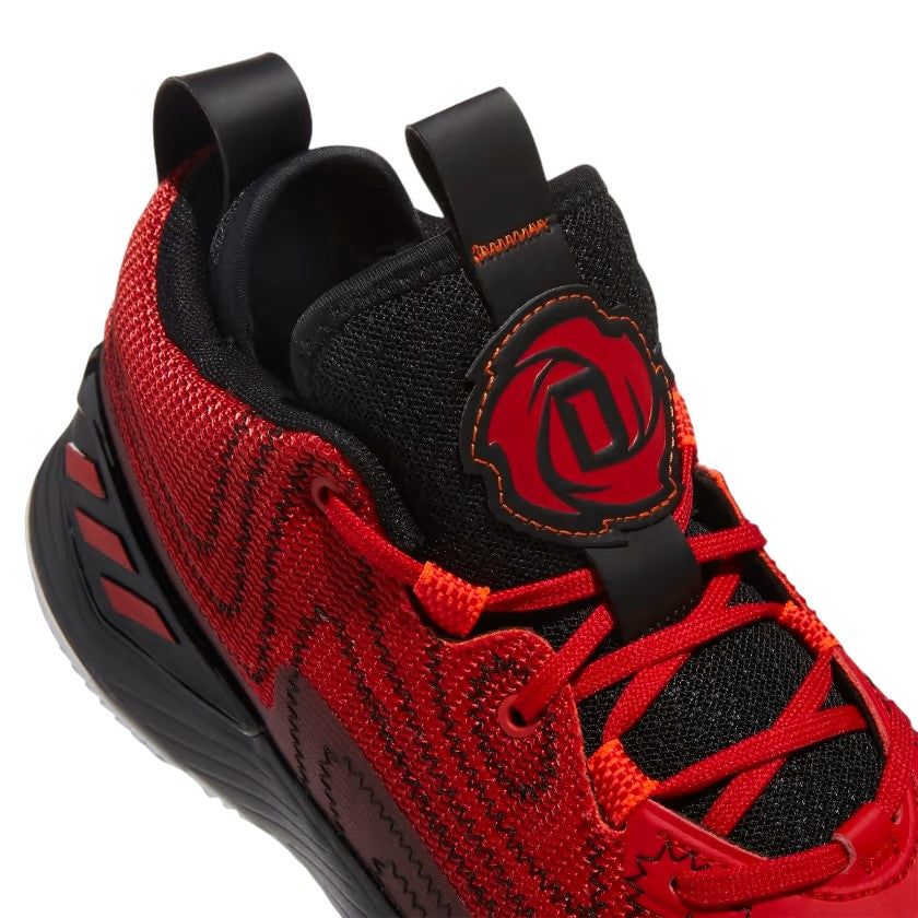 adidas D Rose Son of Chi 2.0 Shoes - Core Black / Vivid Red - ViaductClothing - -