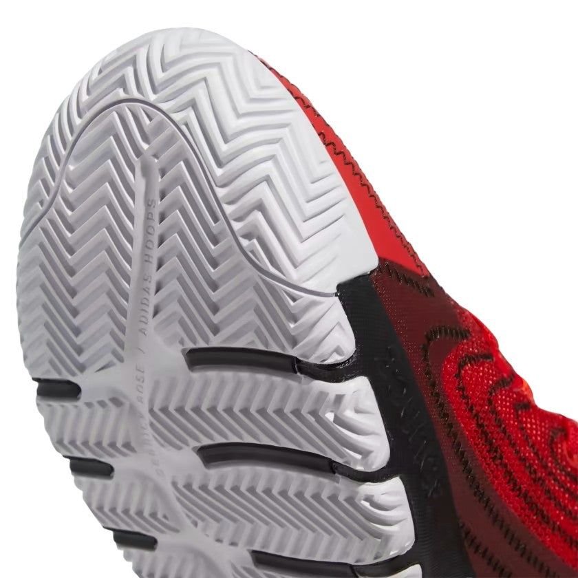 adidas D Rose Son of Chi 2.0 Shoes - Core Black / Vivid Red - ViaductClothing - -