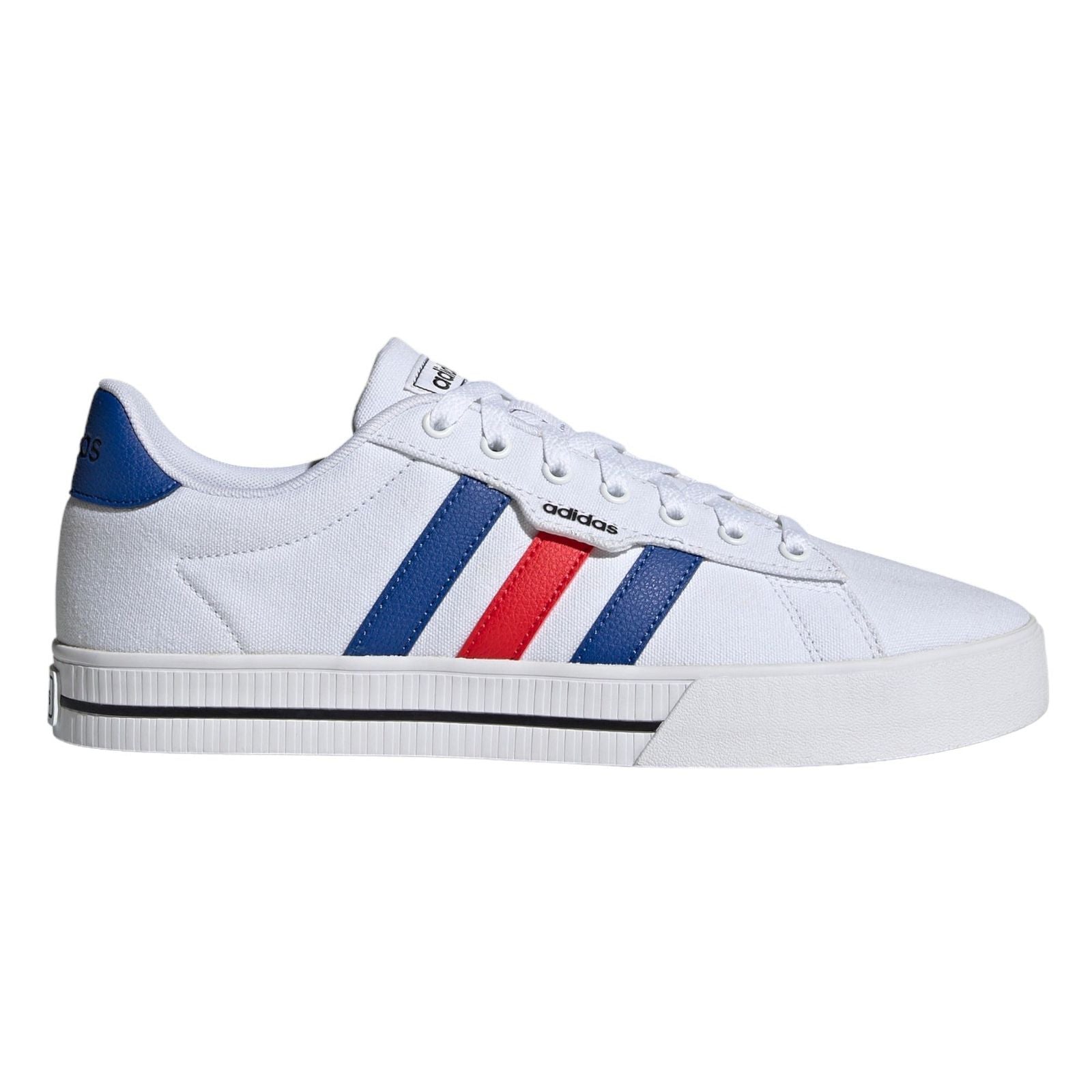 adidas Daily 3.0 Shoes - Cloud White / Royal Blue / Vivid Red - ViaductClothing - -