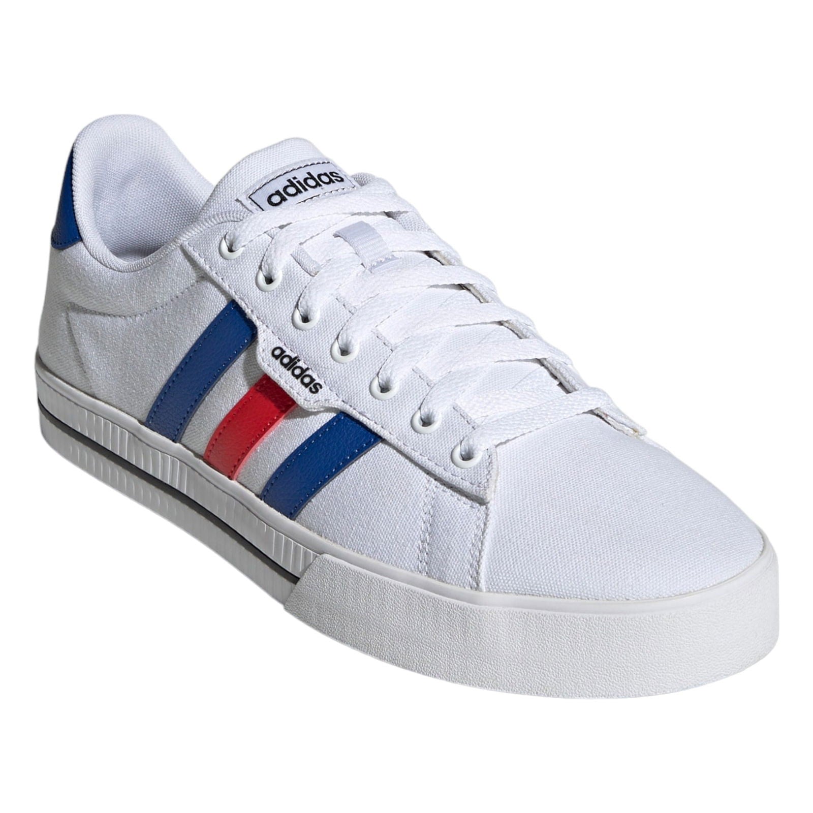 adidas Daily 3.0 Shoes - Cloud White / Royal Blue / Vivid Red - ViaductClothing - -