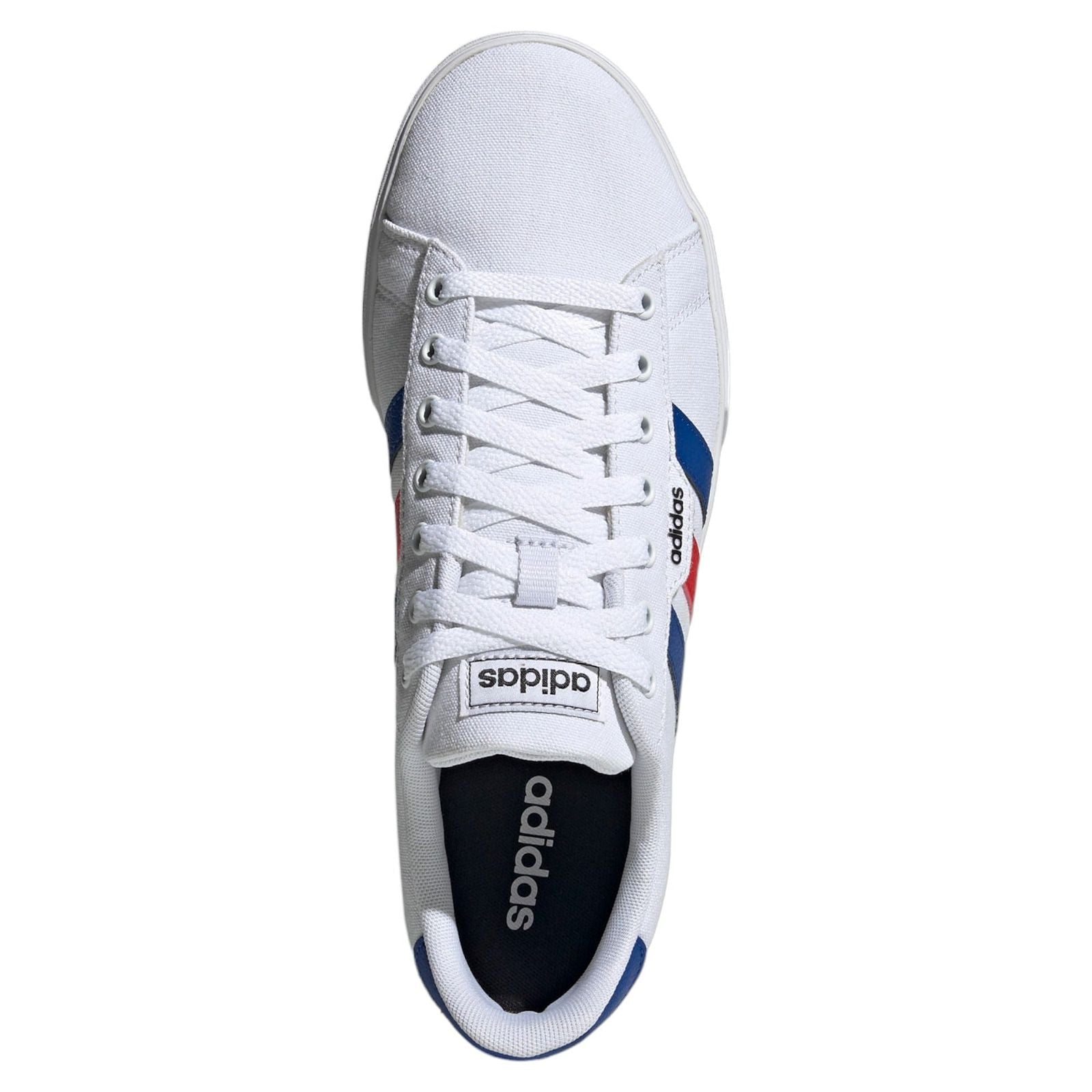 adidas Daily 3.0 Shoes - Cloud White / Royal Blue / Vivid Red - ViaductClothing - -