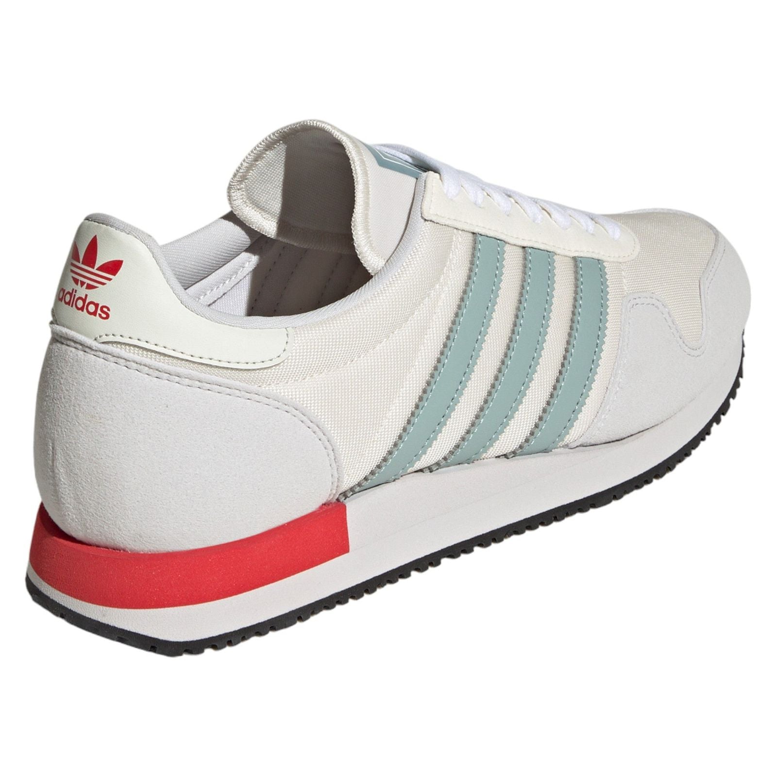 adidas Originals USA 84 Trainers - Chalk White / Vivid Red - ViaductClothing - -