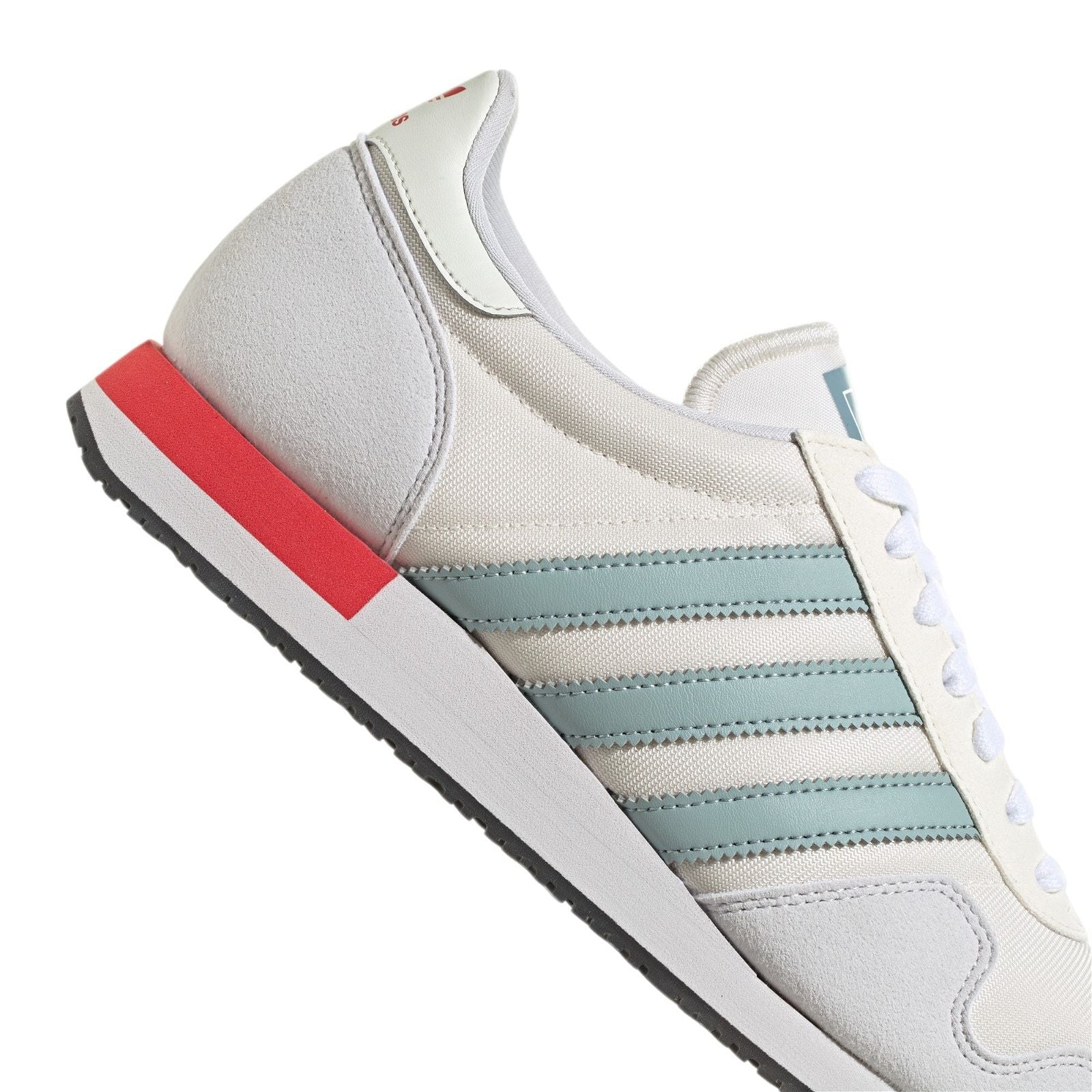 adidas Originals USA 84 Trainers - Chalk White / Vivid Red - ViaductClothing - -