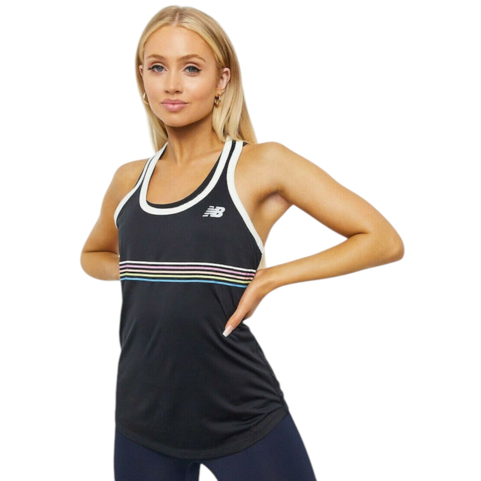 New Balance Womens Running Accelerate V2 Tank Top - Black