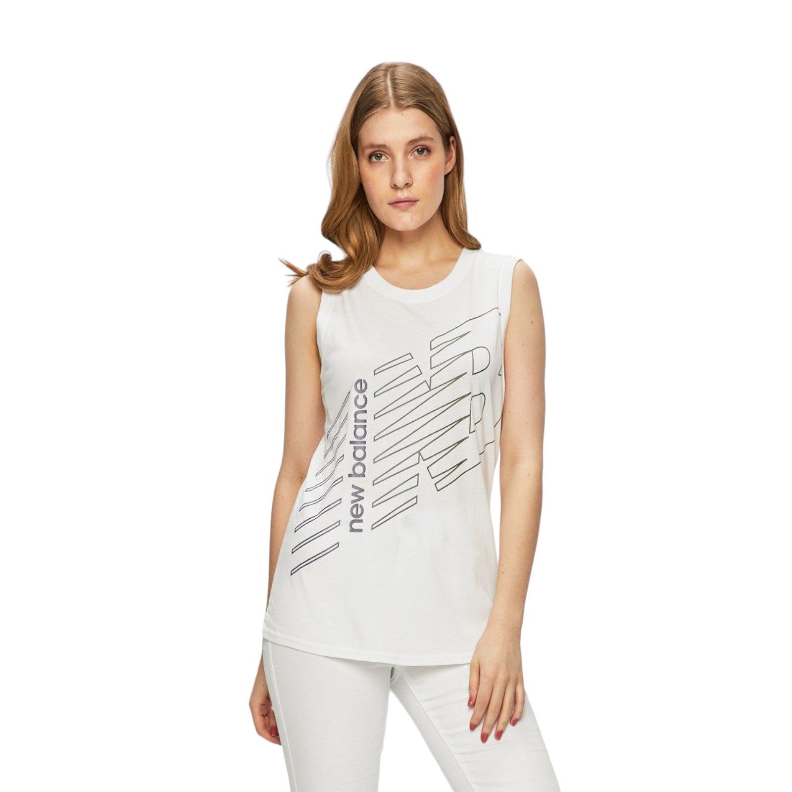 New Balance Womens Essentials 90s Tank Top - White