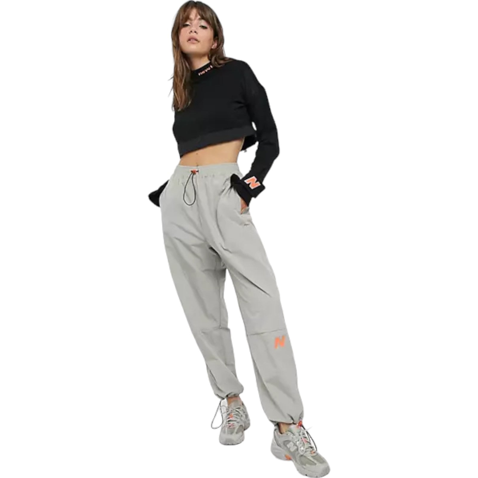 New Balance Womens Crew Neck Sweatshirt - Black