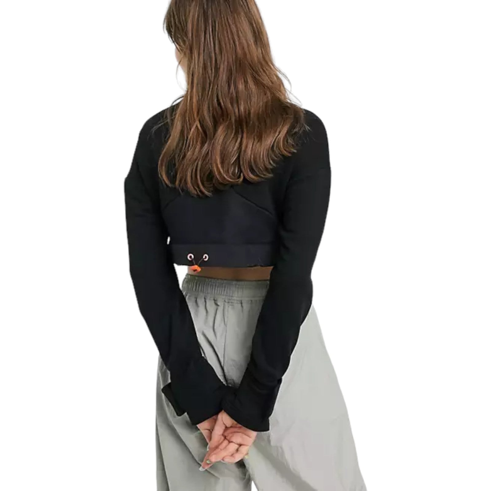 New Balance Womens Crew Neck Sweatshirt - Black