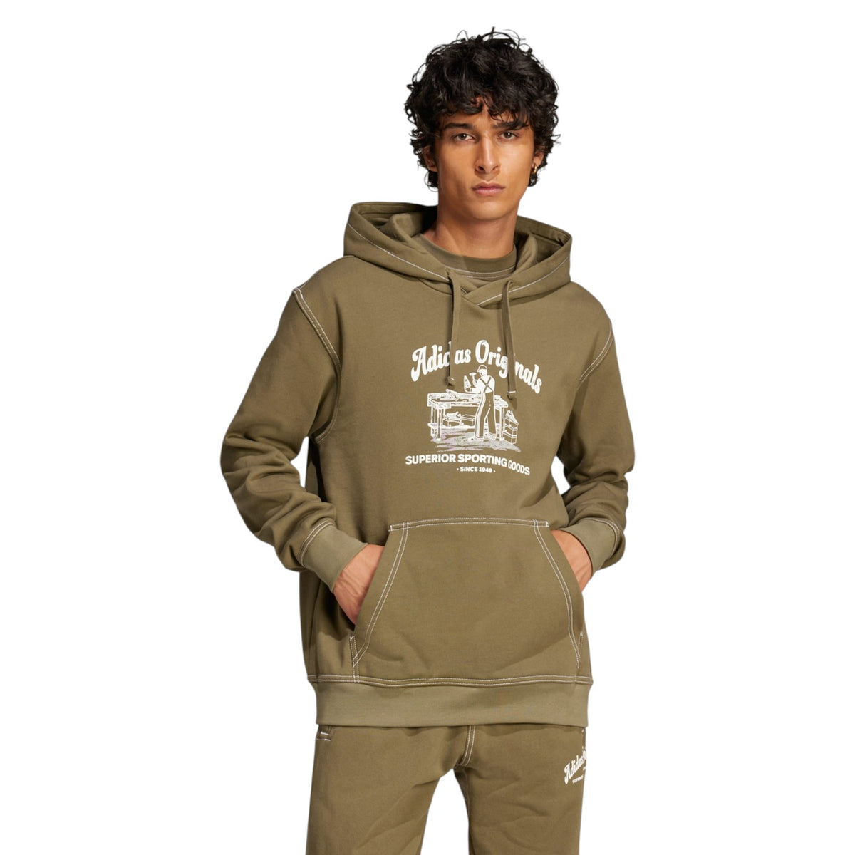 adidas Originals Wabash Hoodie - Green