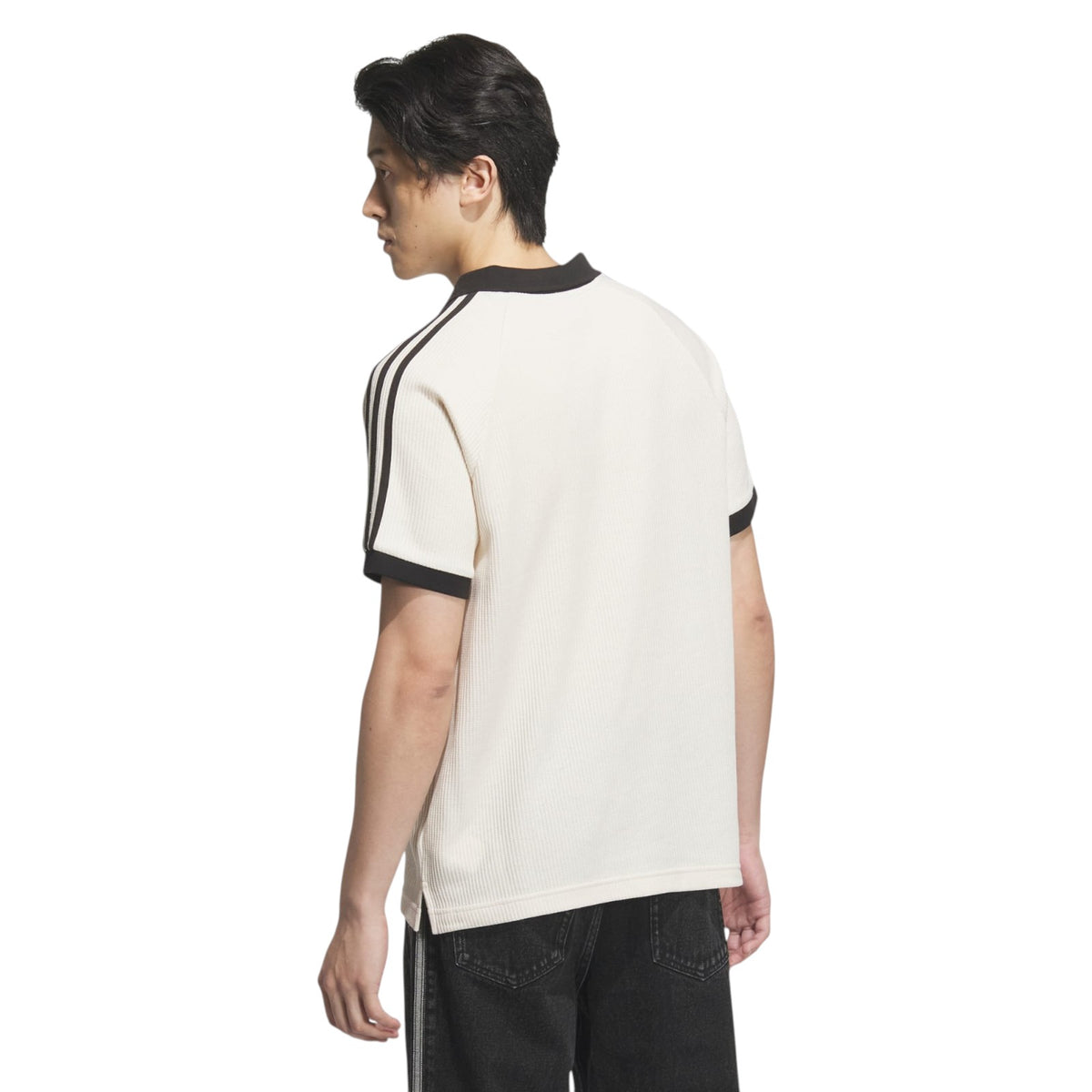 adidas Originals Waffle Short Sleeve Polo Shirt - White