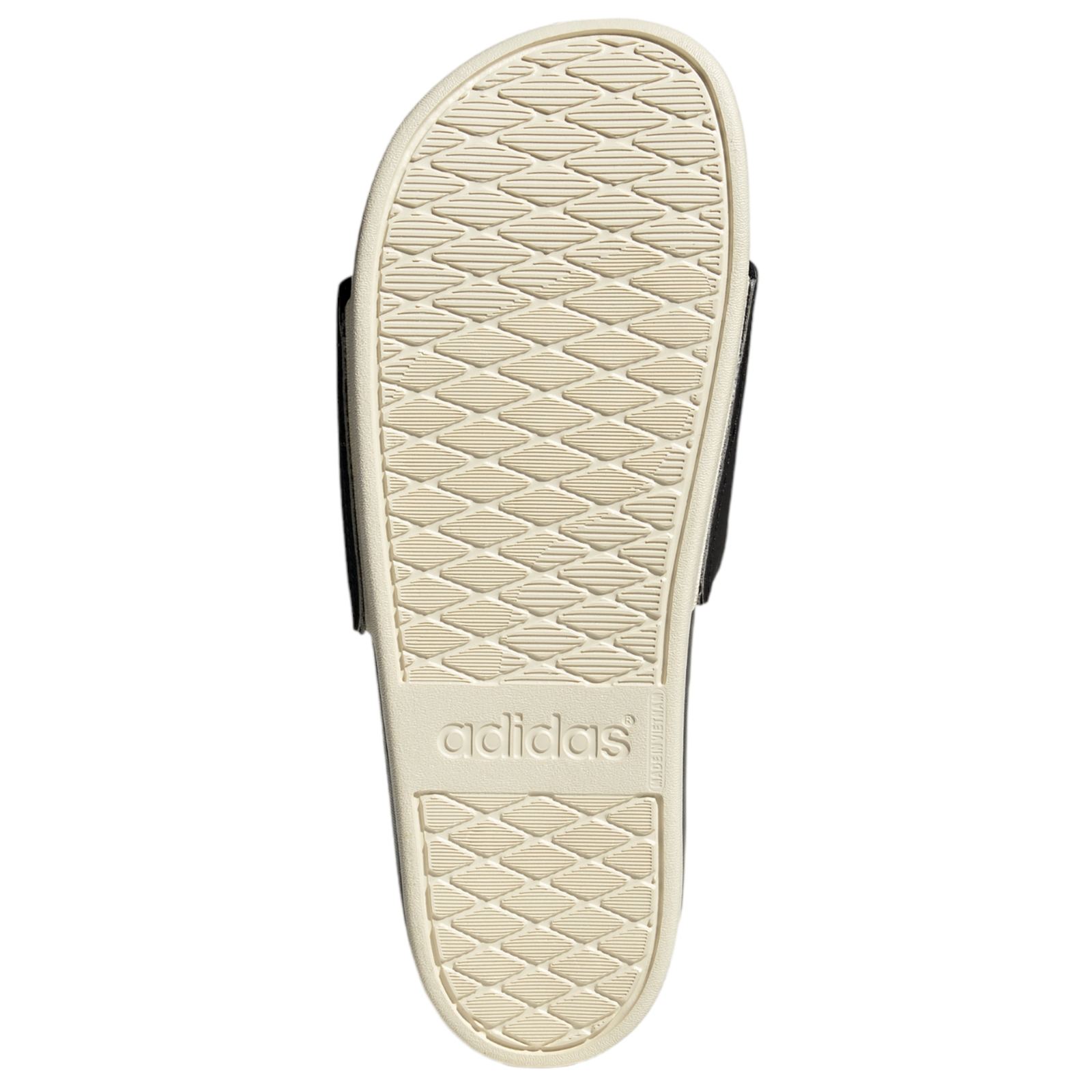 adidas Adilette Comfort Sandals - Black / White - ViaductClothing - -