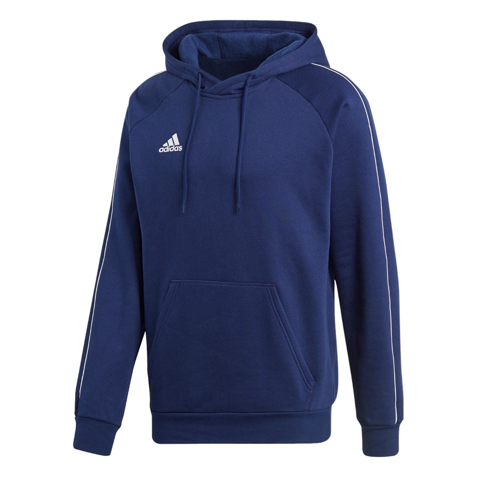 adidas Core 18 Football Pullover Sweat Hoodie - Navy / White - ViaductClothing - -