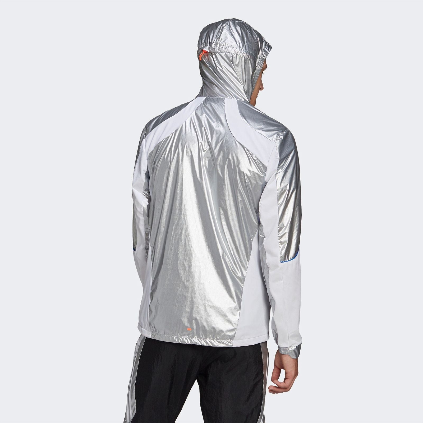 adidas Marathon NASA Space Race Jacket - Matte Silver / White - ViaductClothing - -