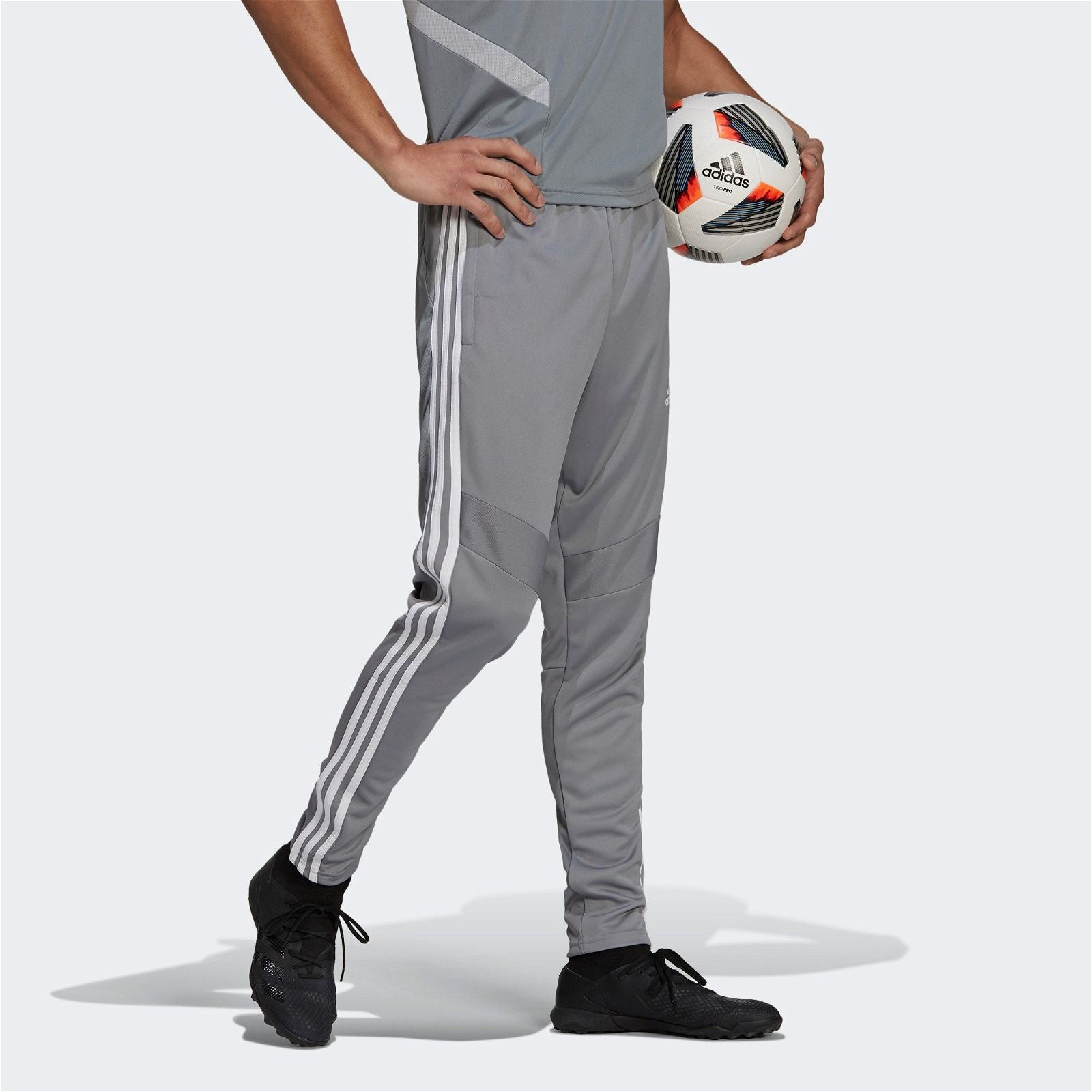 adidas Men's Tiro 19 Training Pants - Grey / White - ViaductClothing - -