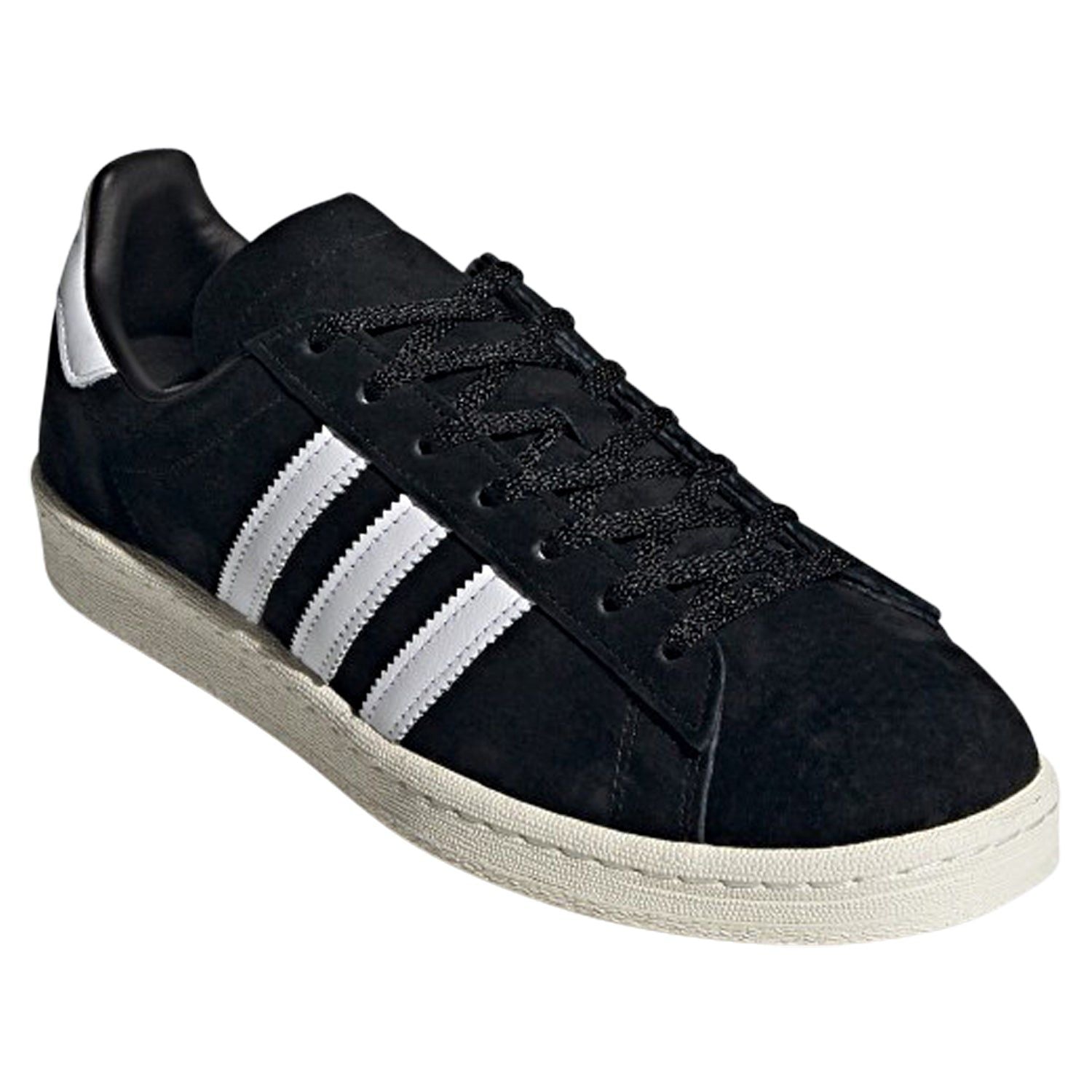 adidas Originals Campus 80s Shoes - Black / White - ViaductClothing - -