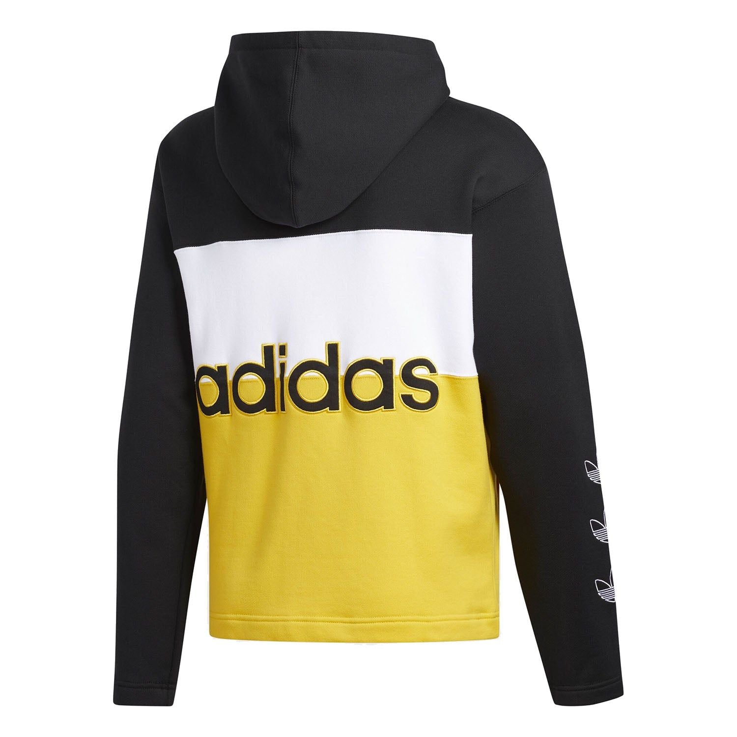 adidas Originals Full Zip Hoodie - Black/White - ViaductClothing - -